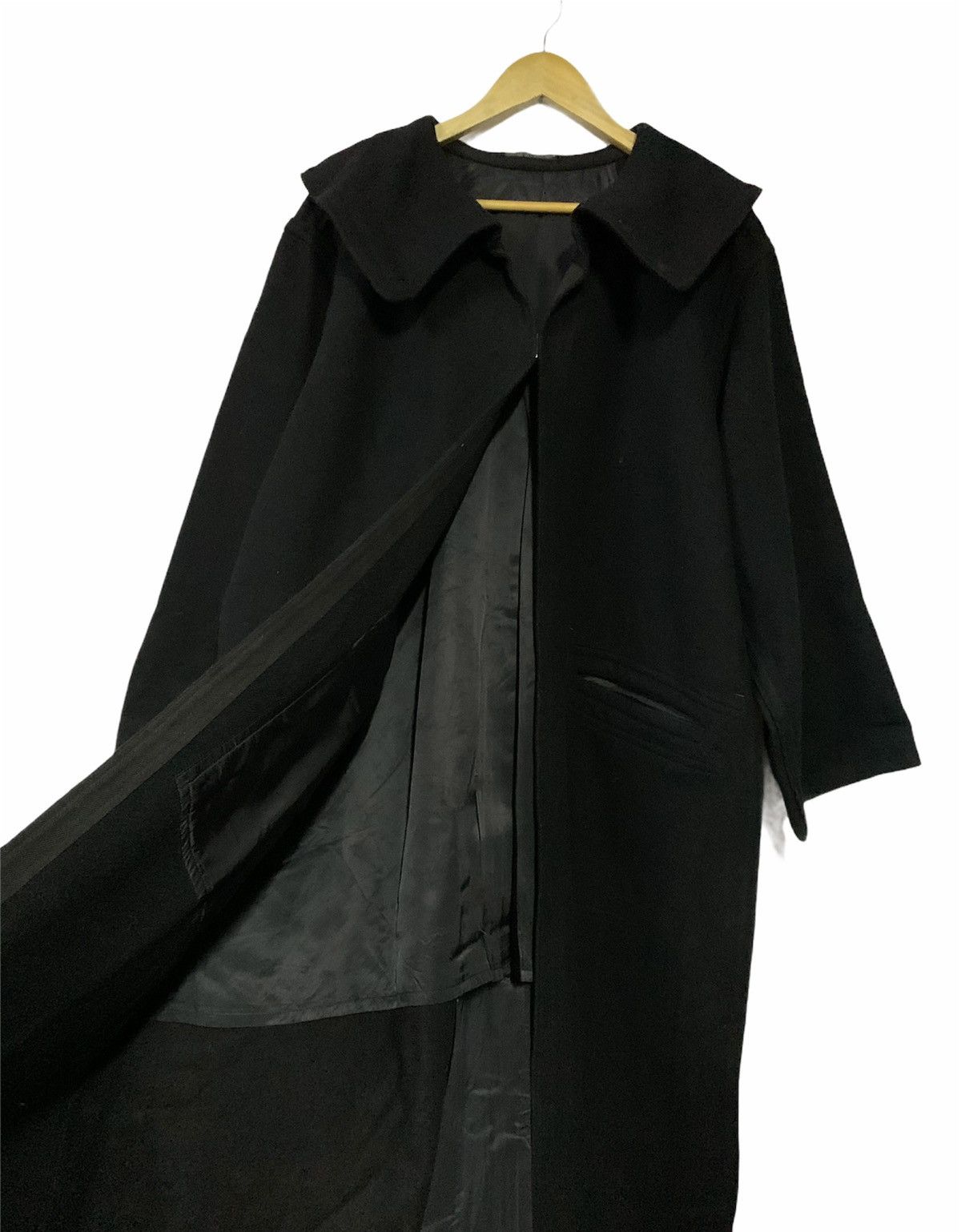 Yohji Yamamoto 🔥RARE YOHJI YAMAMOTO WOOL OVERCOATS Size US XL / EU 56 / 4 - 4 Thumbnail