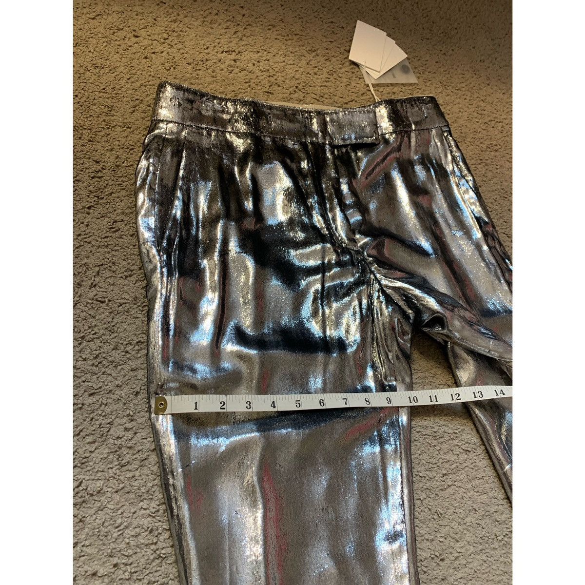 Helmut Lang HELMUT LANG SILVER PANTS Size 28" / US 6 / IT 42 - 4 Thumbnail