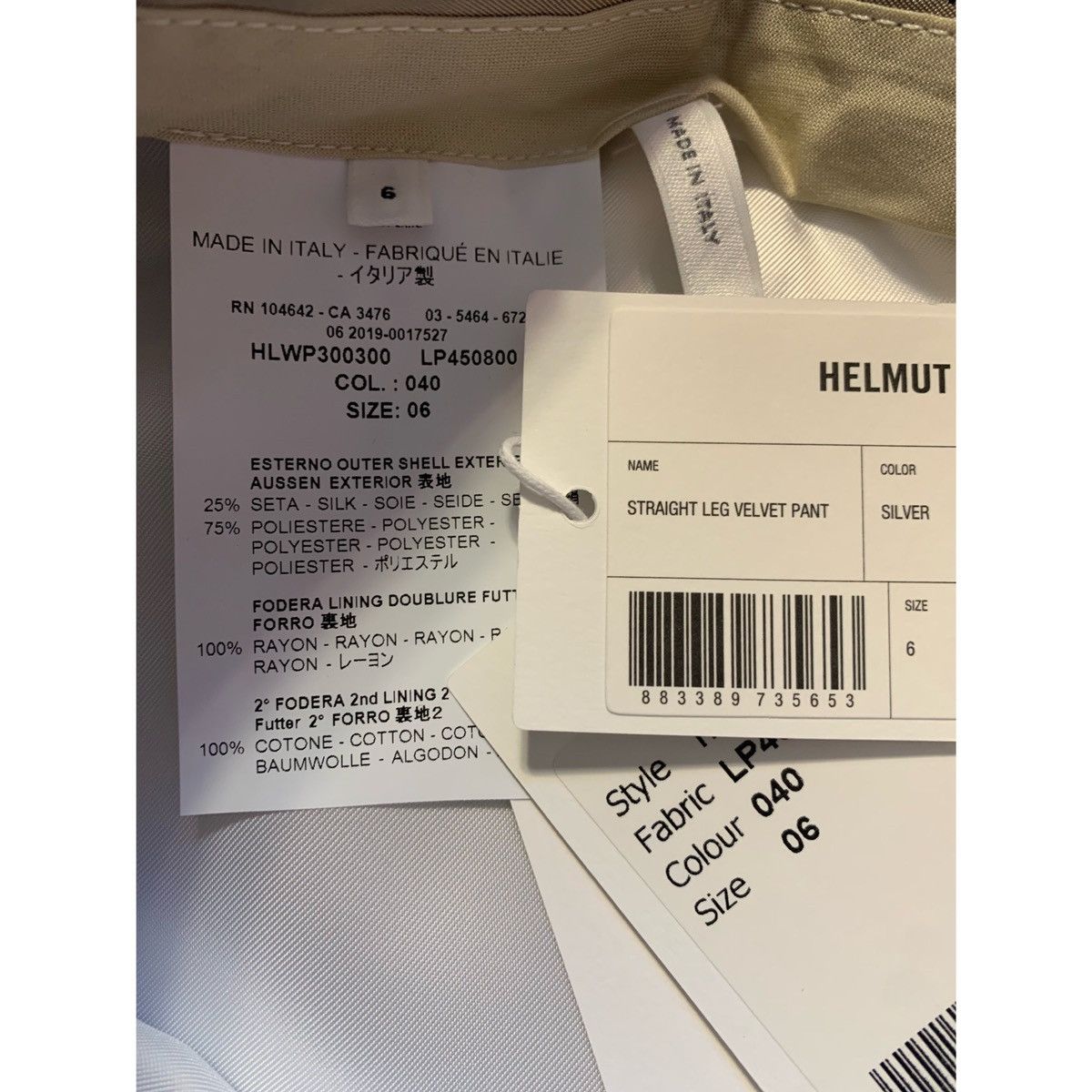 Helmut Lang HELMUT LANG SILVER PANTS Size 28" / US 6 / IT 42 - 19 Thumbnail