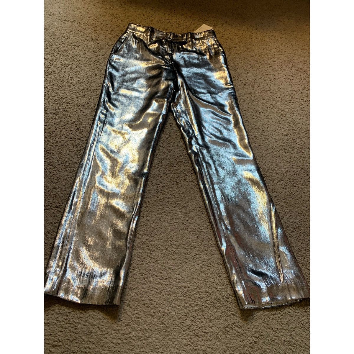 Helmut Lang HELMUT LANG SILVER PANTS Size 28" / US 6 / IT 42 - 6 Thumbnail
