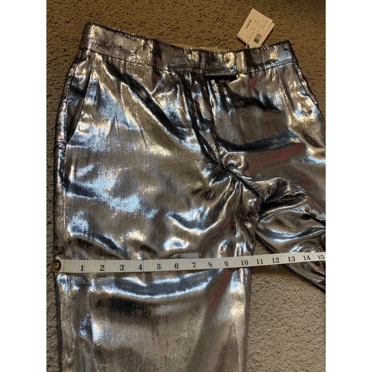 Helmut Lang HELMUT LANG SILVER PANTS Size 28" / US 6 / IT 42 - 11 Thumbnail