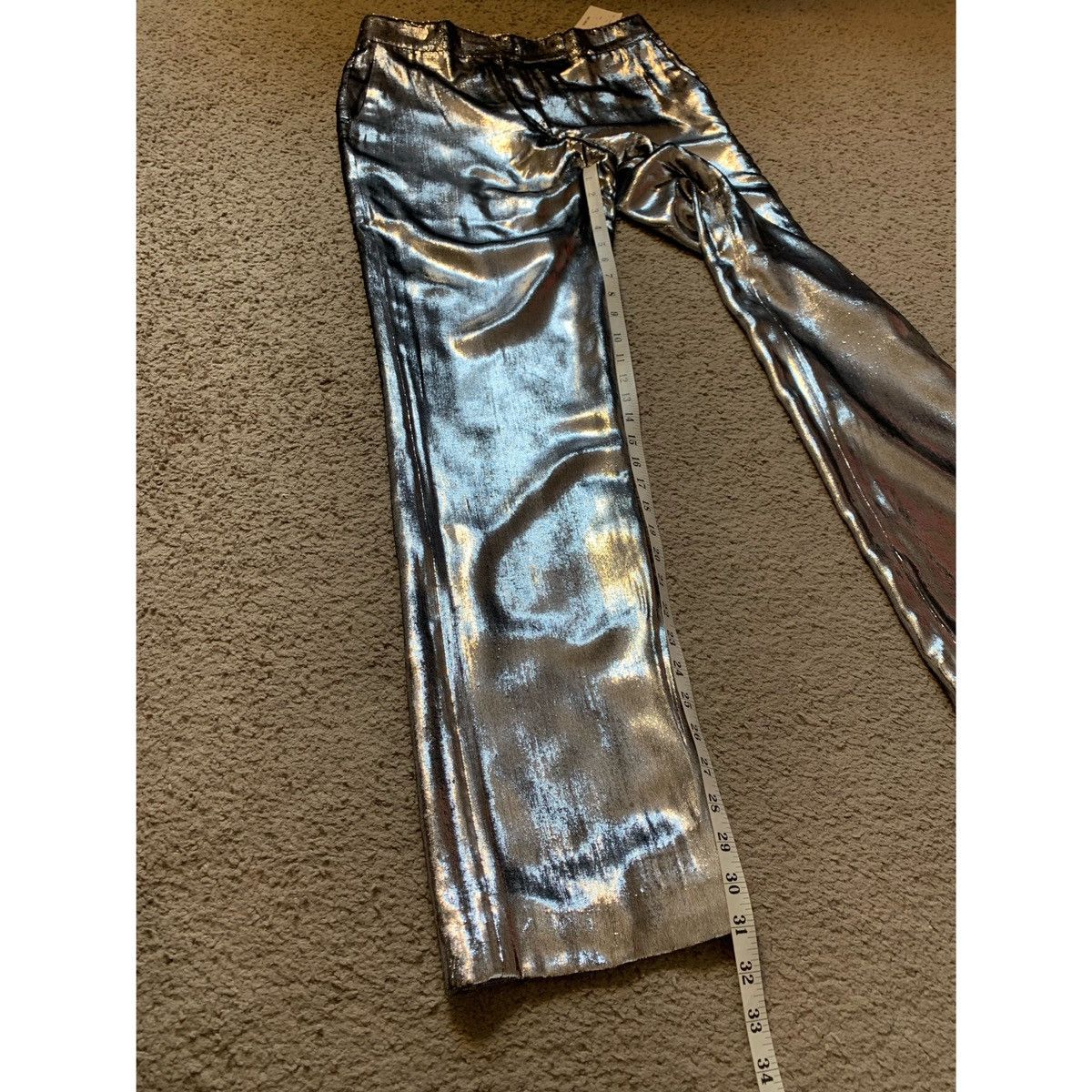 Helmut Lang HELMUT LANG SILVER PANTS Size 28" / US 6 / IT 42 - 10 Thumbnail