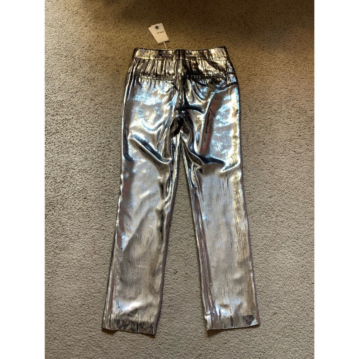Helmut Lang HELMUT LANG SILVER PANTS Size 28" / US 6 / IT 42 - 14 Thumbnail