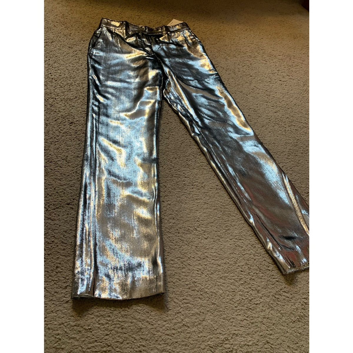 Helmut Lang HELMUT LANG SILVER PANTS Size 28" / US 6 / IT 42 - 2 Thumbnail