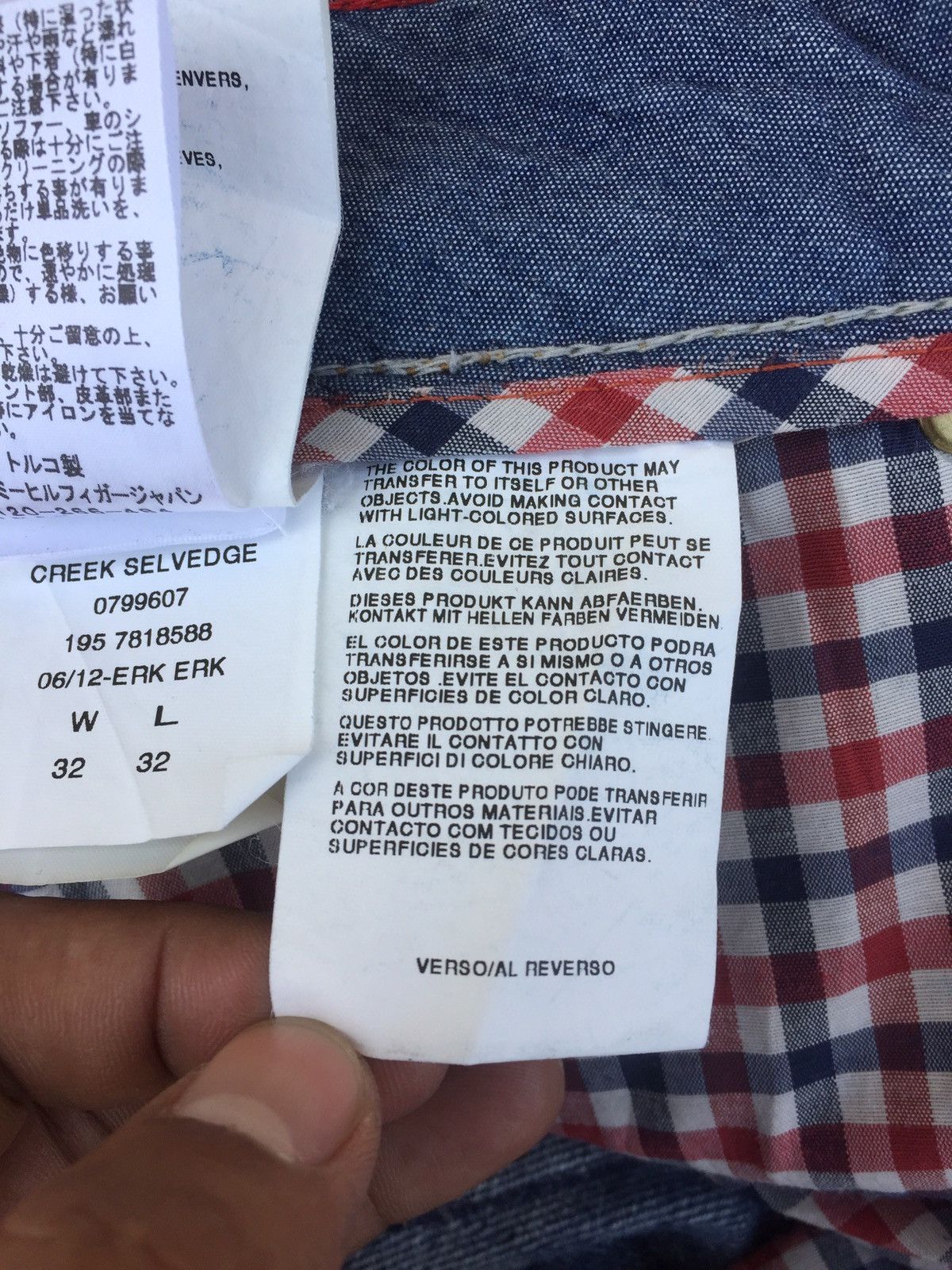 Tommy Hilfiger Tommy Hilfiger Denim Ryder Antique Creek Selvedge Size US 32 / EU 48 - 11 Thumbnail