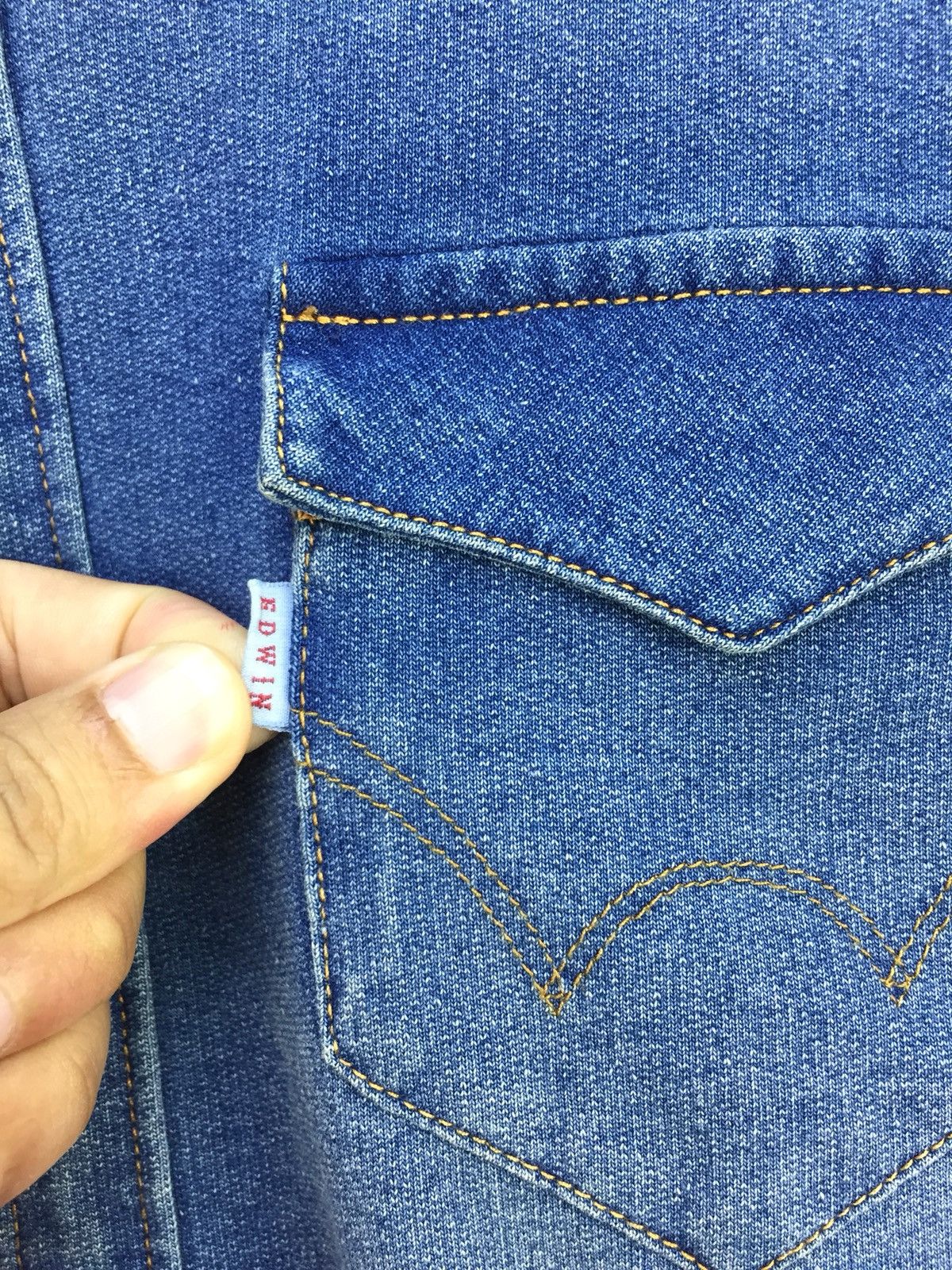 Edwin Edwin X Junhashimoto Denim Shirt Size US M / EU 48-50 / 2 - 3 Thumbnail