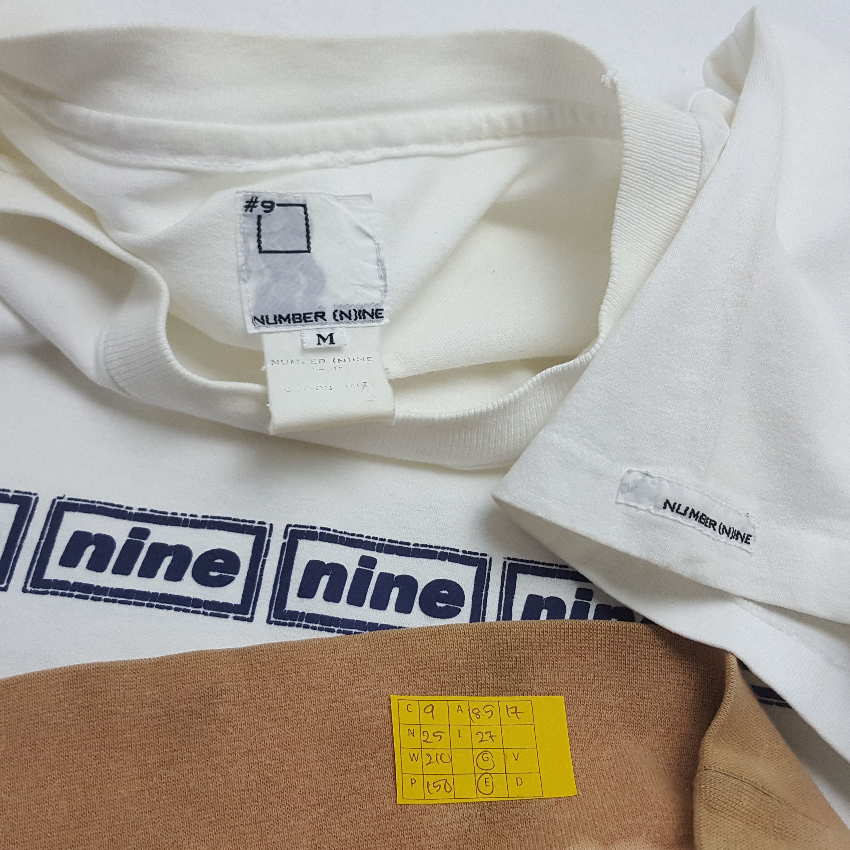 Japanese Brand × Number (N)ine × Vintage Vintage NUMBER (N)INE Japanese Brand Design t-shirt cp1 Size US M / EU 48-50 / 2 - 5 Thumbnail