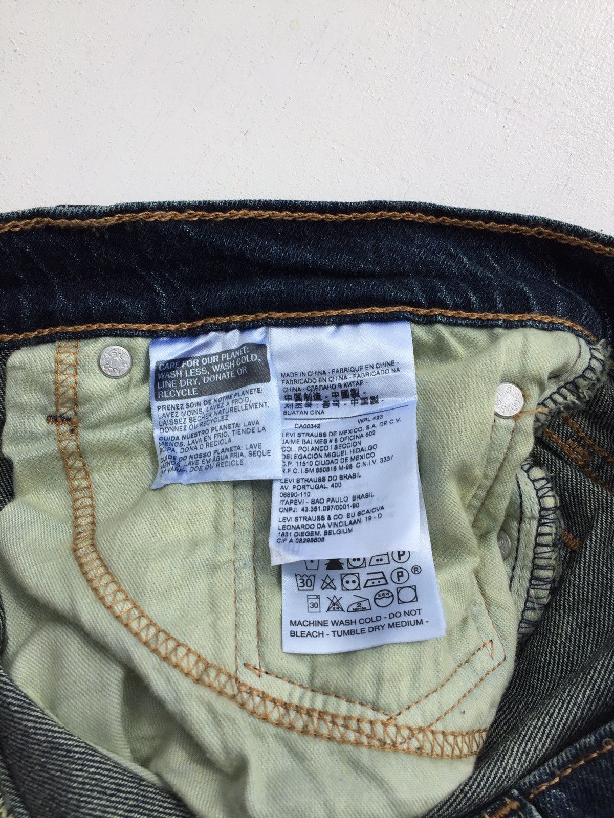 Levi's Levi’s 502 W31 L32 Dark Blue Wash Size US 31 - 4 Thumbnail
