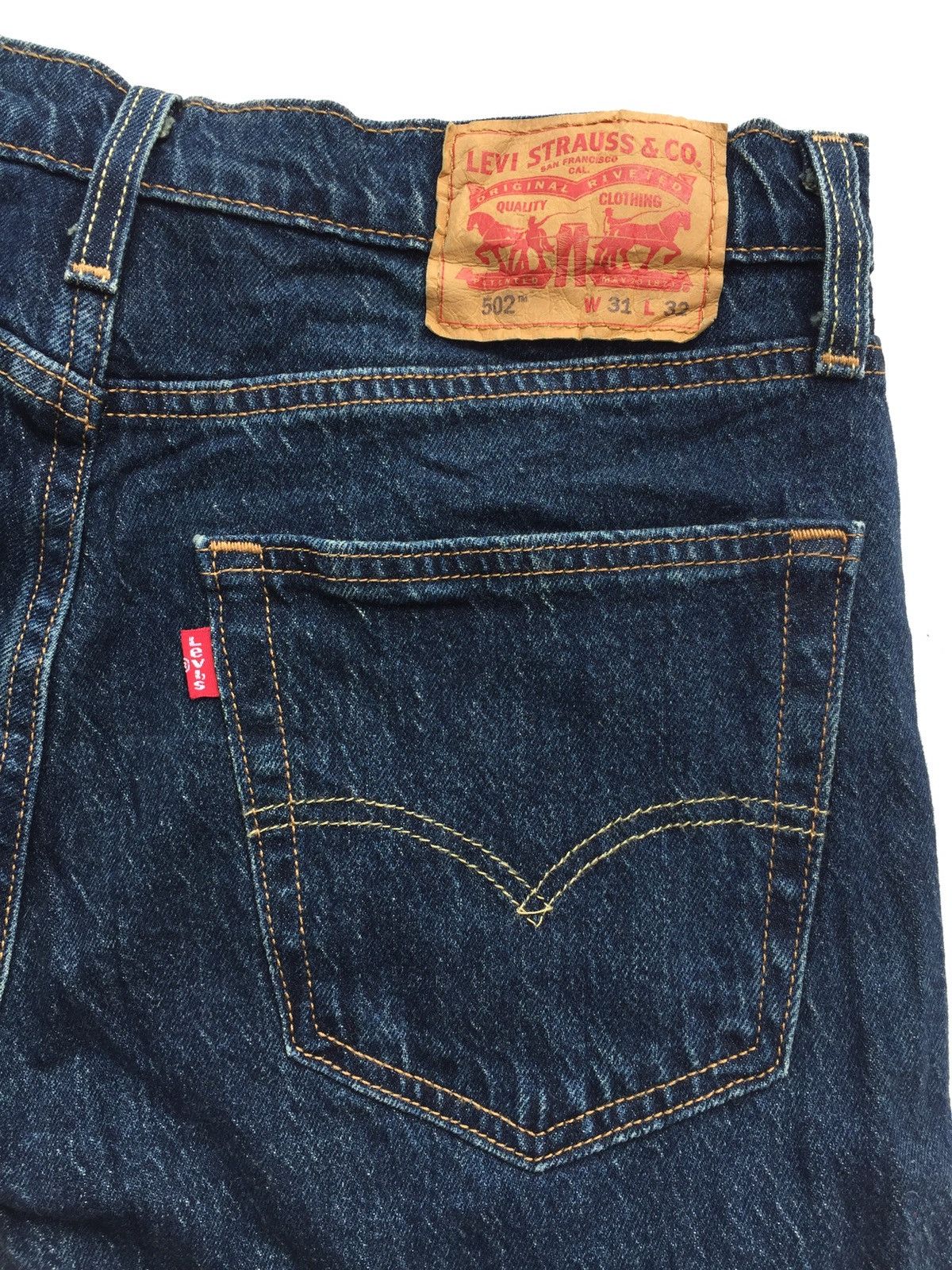 Levi's Levi’s 502 W31 L32 Dark Blue Wash Size US 31 - 3 Thumbnail