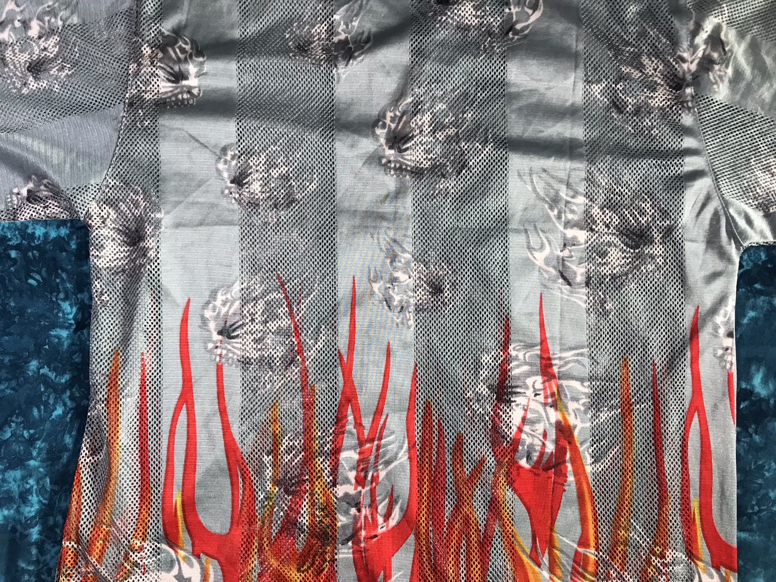 Vintage Vintage Fuging Print Fire Flame Hawaiian Shirt Size US M / EU 48-50 / 2 - 9 Thumbnail