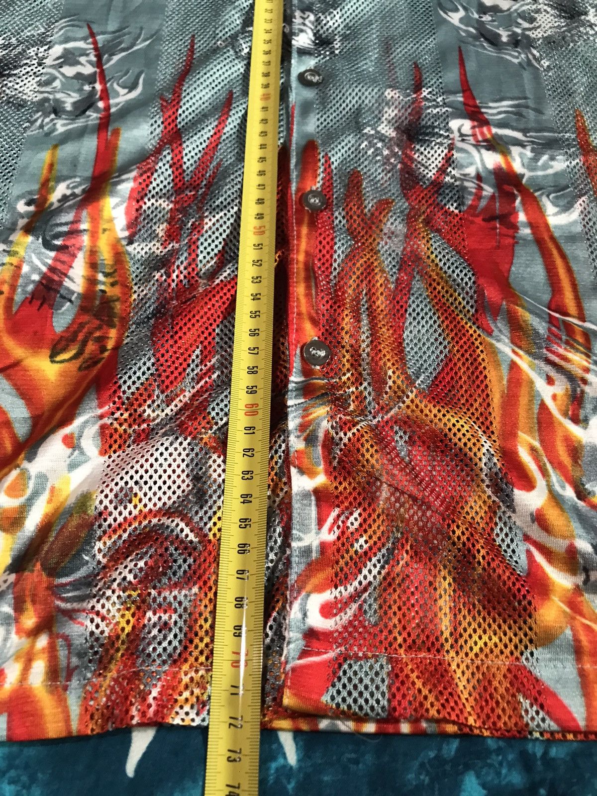 Vintage Vintage Fuging Print Fire Flame Hawaiian Shirt Size US M / EU 48-50 / 2 - 15 Thumbnail