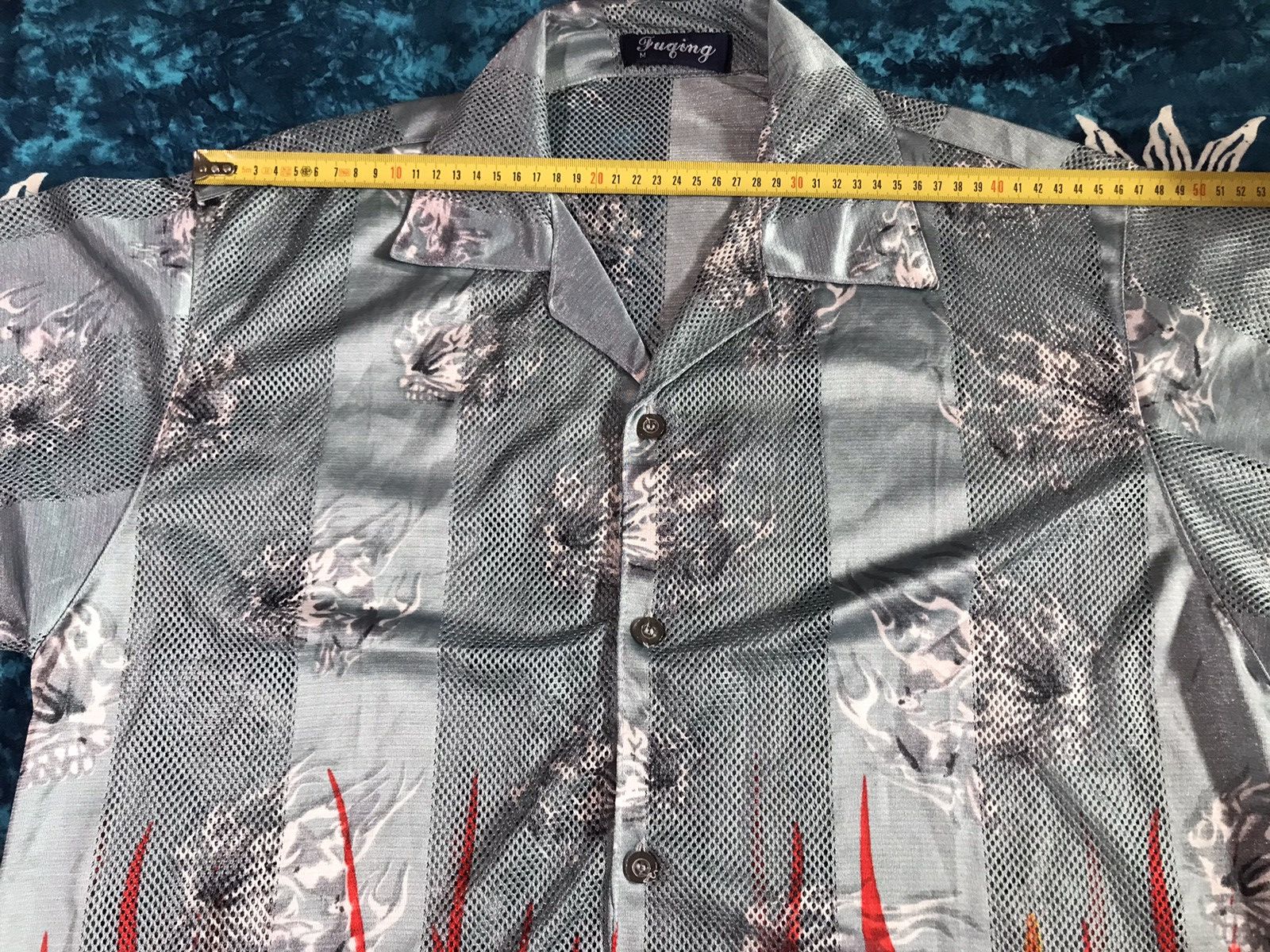 Vintage Vintage Fuging Print Fire Flame Hawaiian Shirt Size US M / EU 48-50 / 2 - 19 Thumbnail