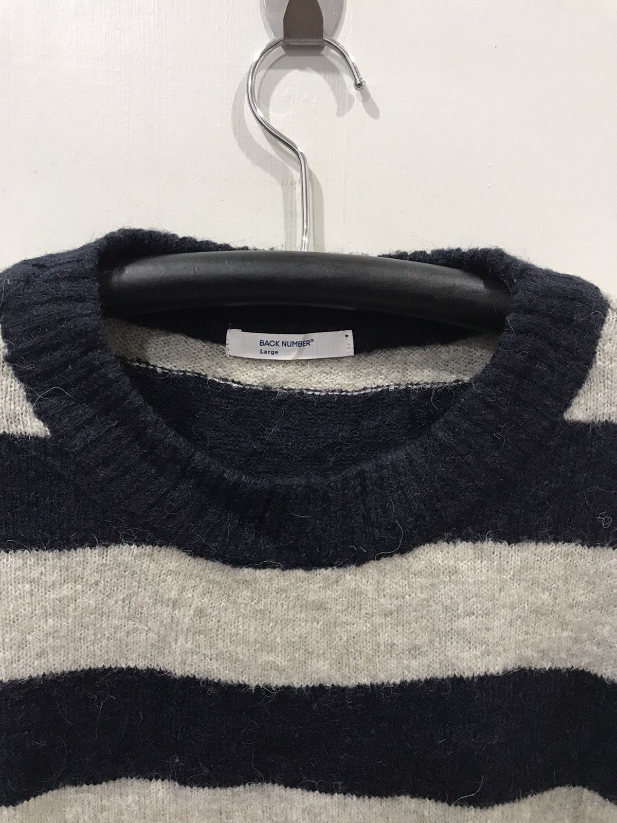 Japanese Brand BACK NUMBER Japan Military Brand Kurt Cobain Style Knitwear Size US L / EU 52-54 / 3 - 2 Thumbnail