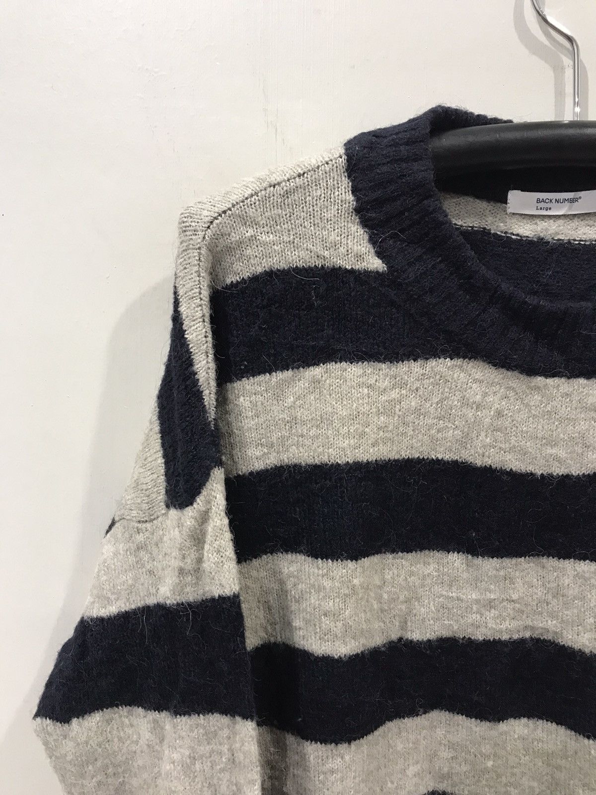 Japanese Brand BACK NUMBER Japan Military Brand Kurt Cobain Style Knitwear Size US L / EU 52-54 / 3 - 4 Thumbnail