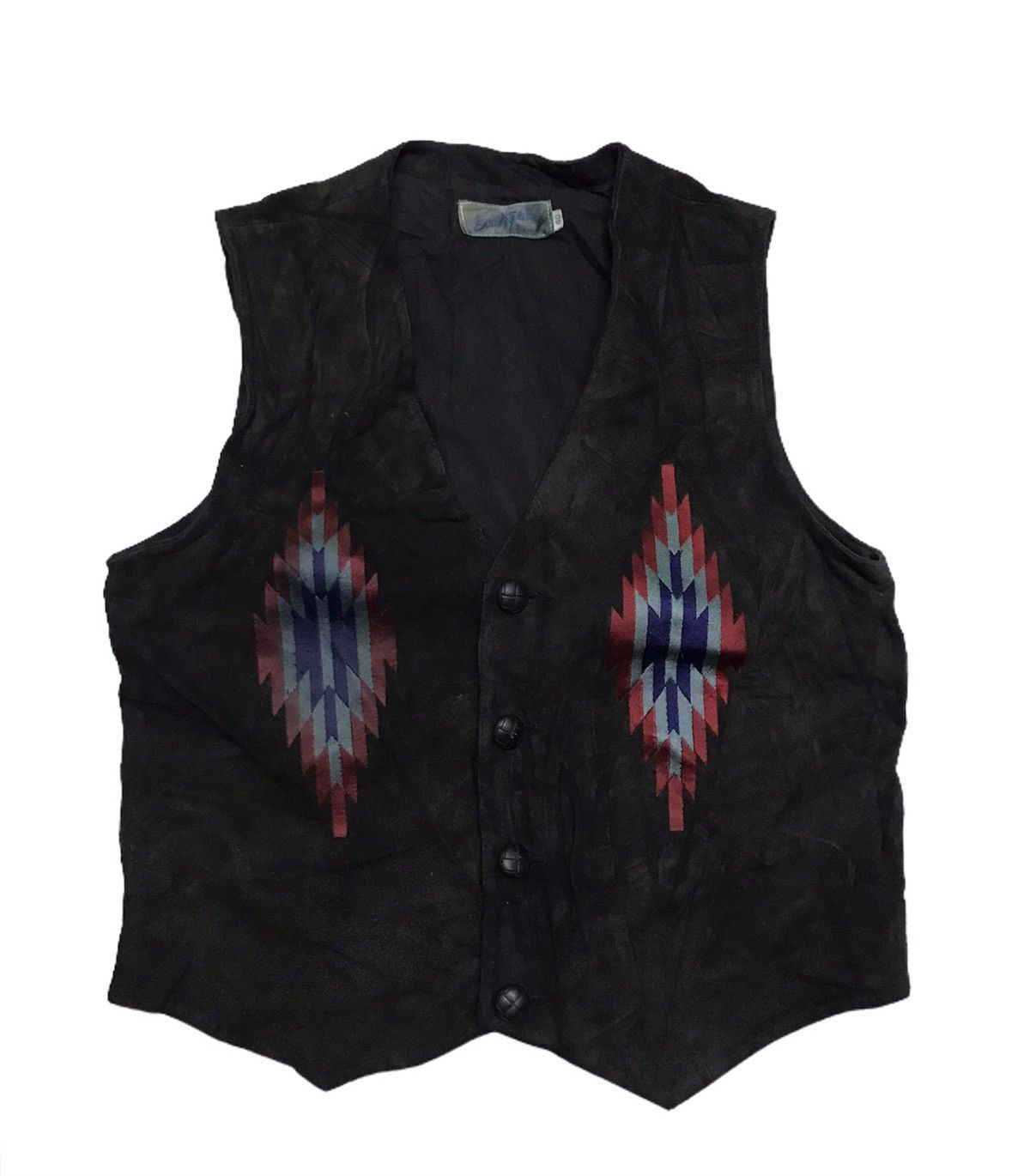 Native Vintage Native leather vest jacket Size US M / EU 48-50 / 2 - 1 Thumbnail