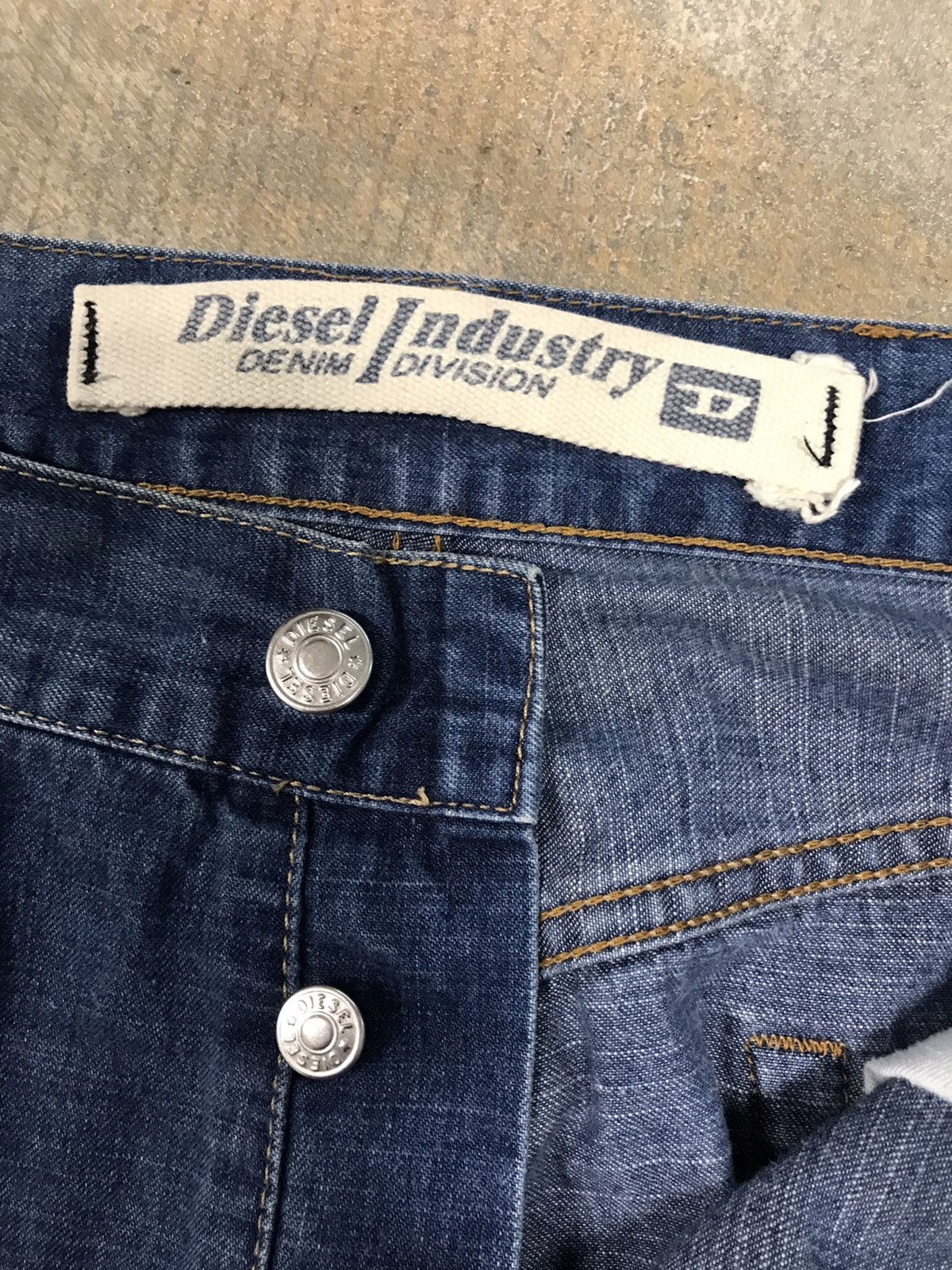 Diesel Y2K Diesel Industry Baggy Blue Denim Jeans Size US 38 / EU 54 - 7 Thumbnail