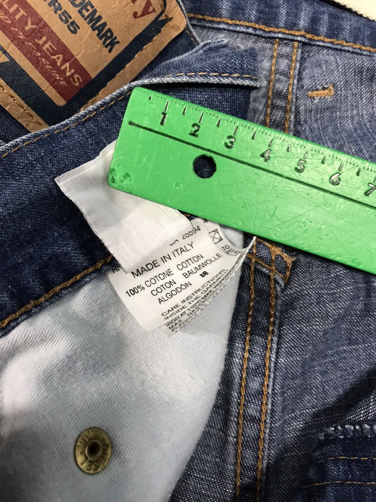 Diesel Y2K Diesel Industry Baggy Blue Denim Jeans Size US 38 / EU 54 - 15 Thumbnail