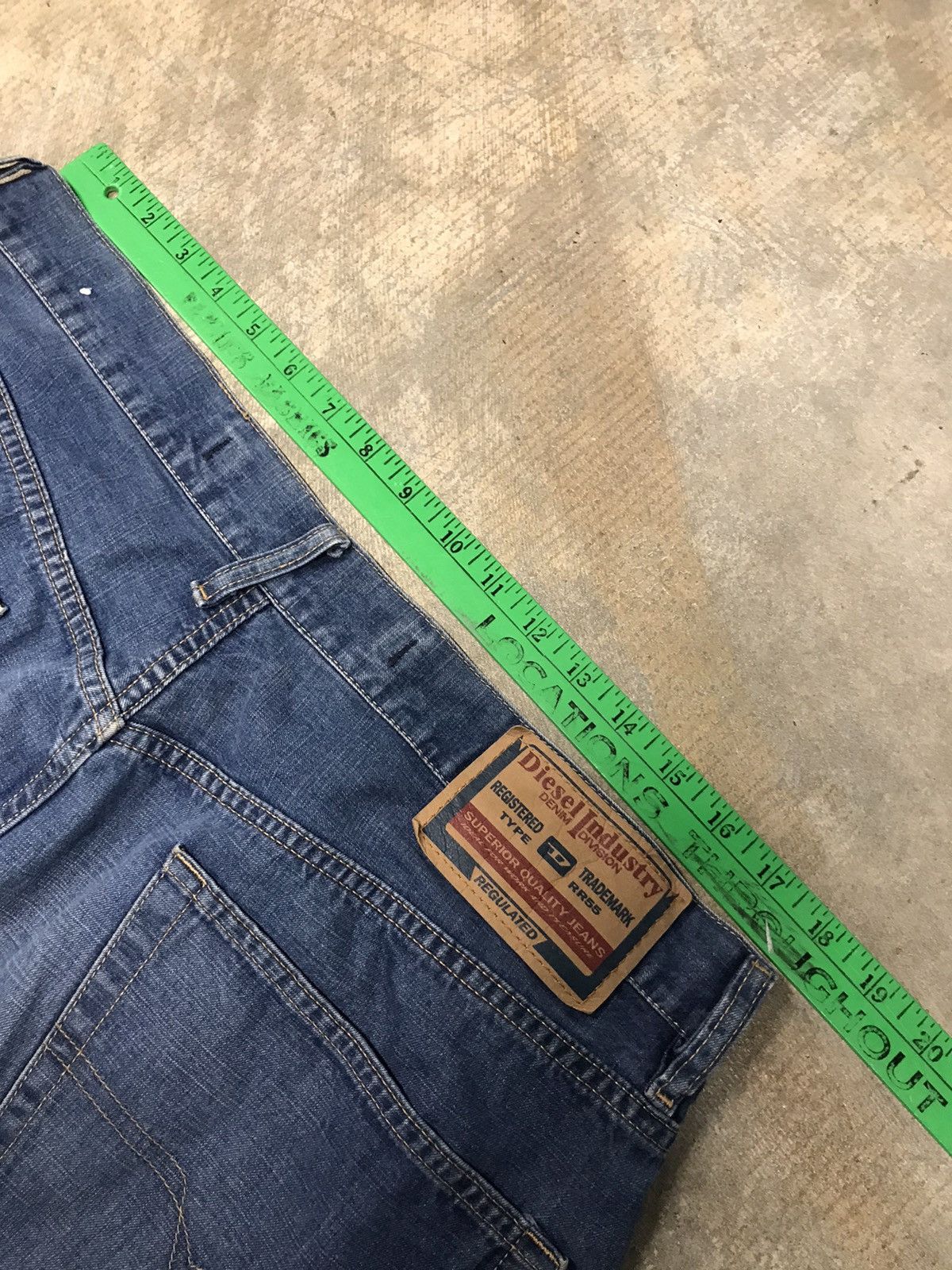 Diesel Y2K Diesel Industry Baggy Blue Denim Jeans Size US 38 / EU 54 - 9 Thumbnail