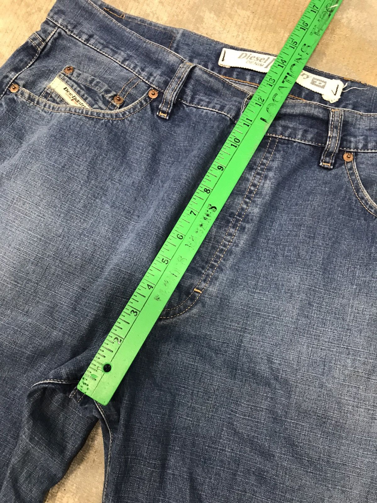 Diesel Y2K Diesel Industry Baggy Blue Denim Jeans Size US 38 / EU 54 - 10 Thumbnail