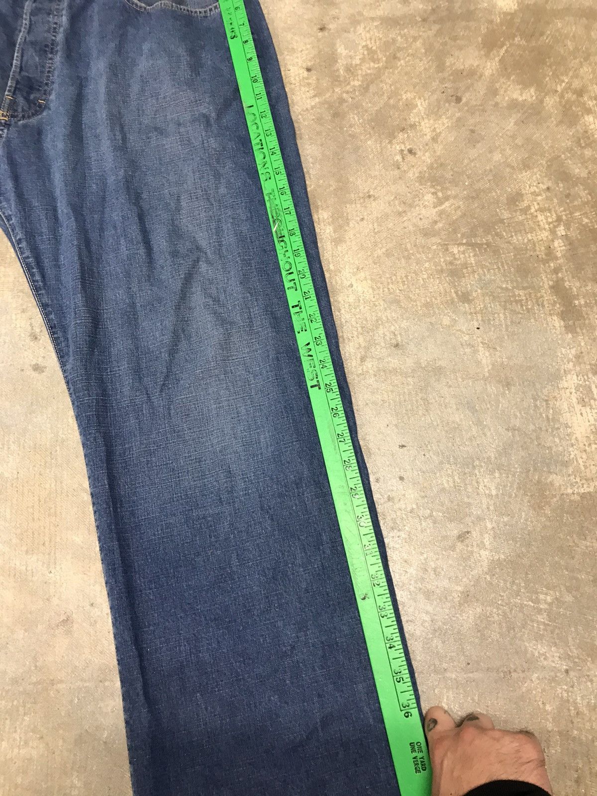 Diesel Y2K Diesel Industry Baggy Blue Denim Jeans Size US 38 / EU 54 - 12 Thumbnail
