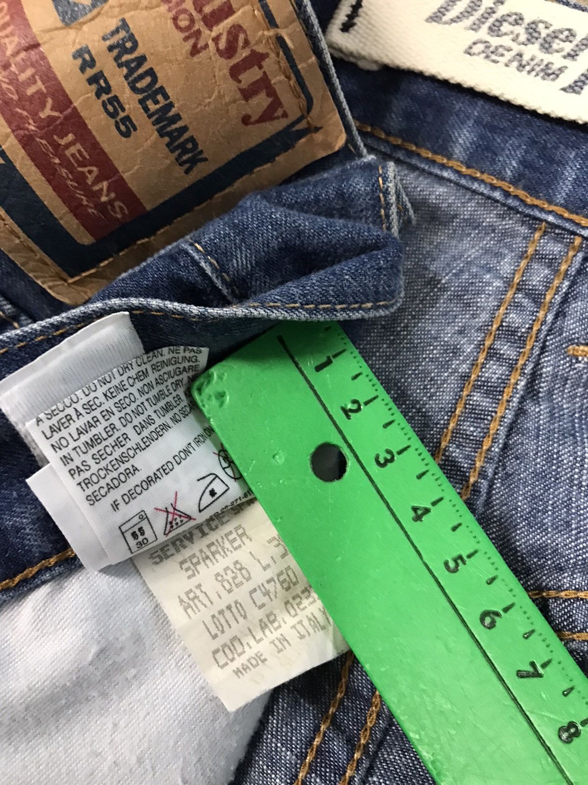 Diesel Y2K Diesel Industry Baggy Blue Denim Jeans Size US 38 / EU 54 - 16 Thumbnail