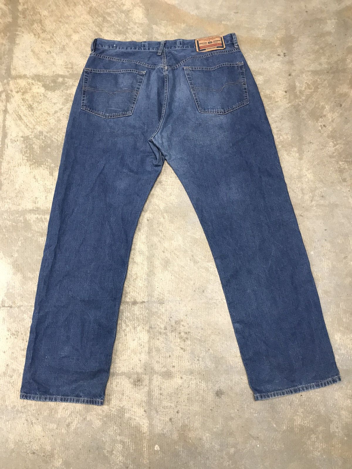 Diesel Y2K Diesel Industry Baggy Blue Denim Jeans Size US 38 / EU 54 - 5 Thumbnail