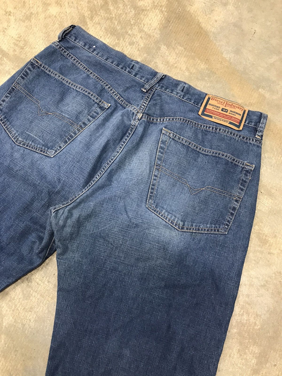 Diesel Y2K Diesel Industry Baggy Blue Denim Jeans Size US 38 / EU 54 - 3 Thumbnail