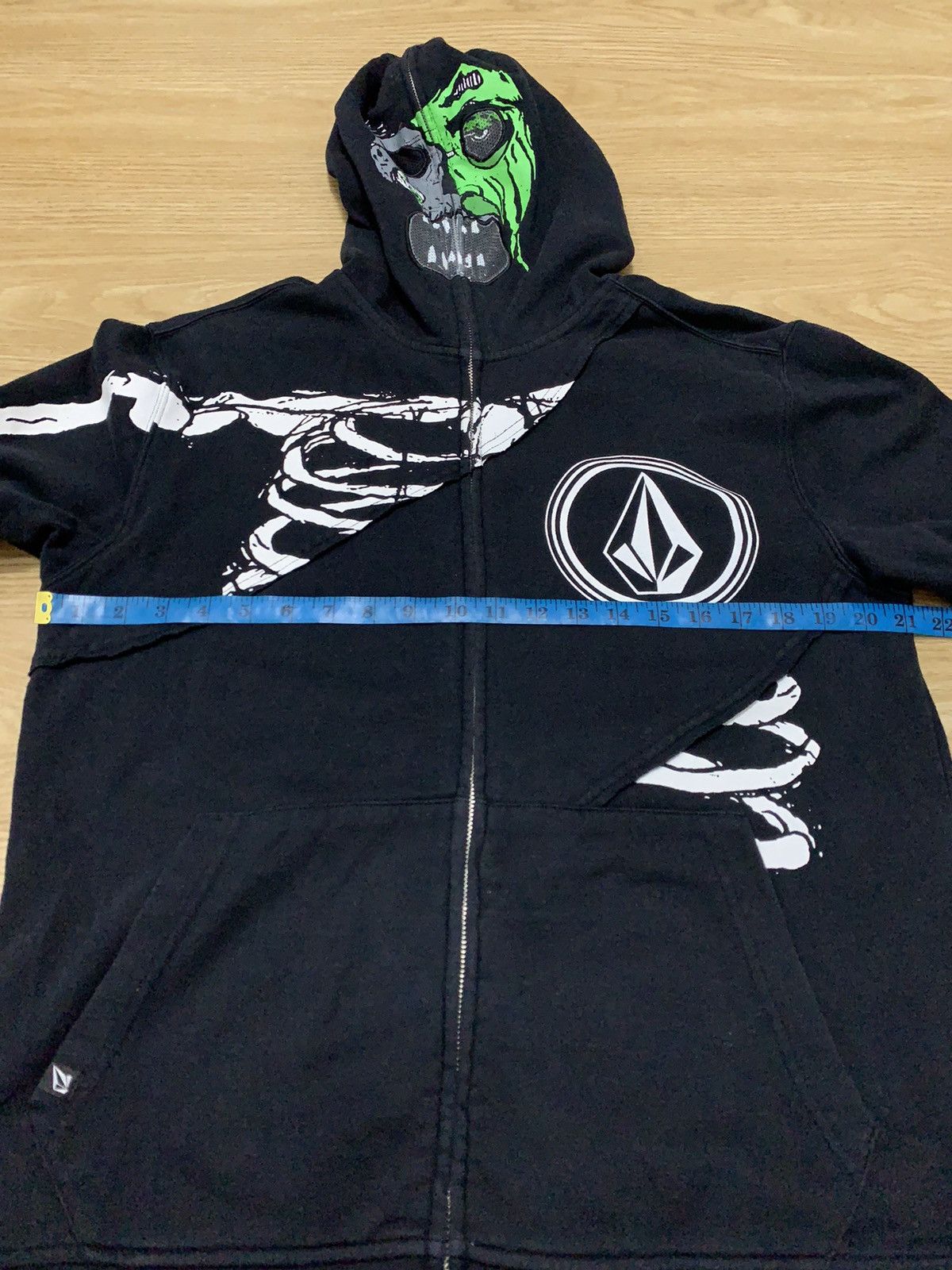 Volcom Volcom Skeleton Full Zipper Hoodie Size US M / EU 48-50 / 2 - 14 Thumbnail
