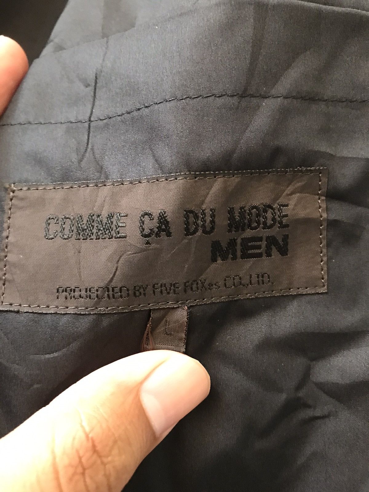 Comme Ca Ism Black blazer Size US L / EU 52-54 / 3 - 6 Thumbnail