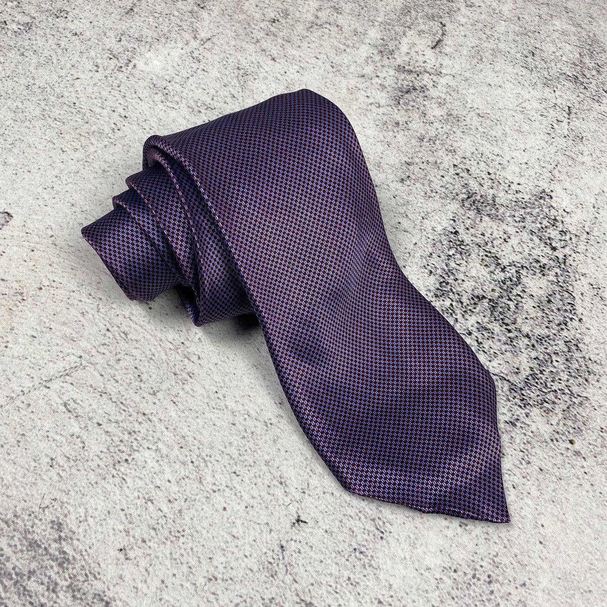 Stefano Ricci Men’s Tie Pure Silk Purple Sparkle