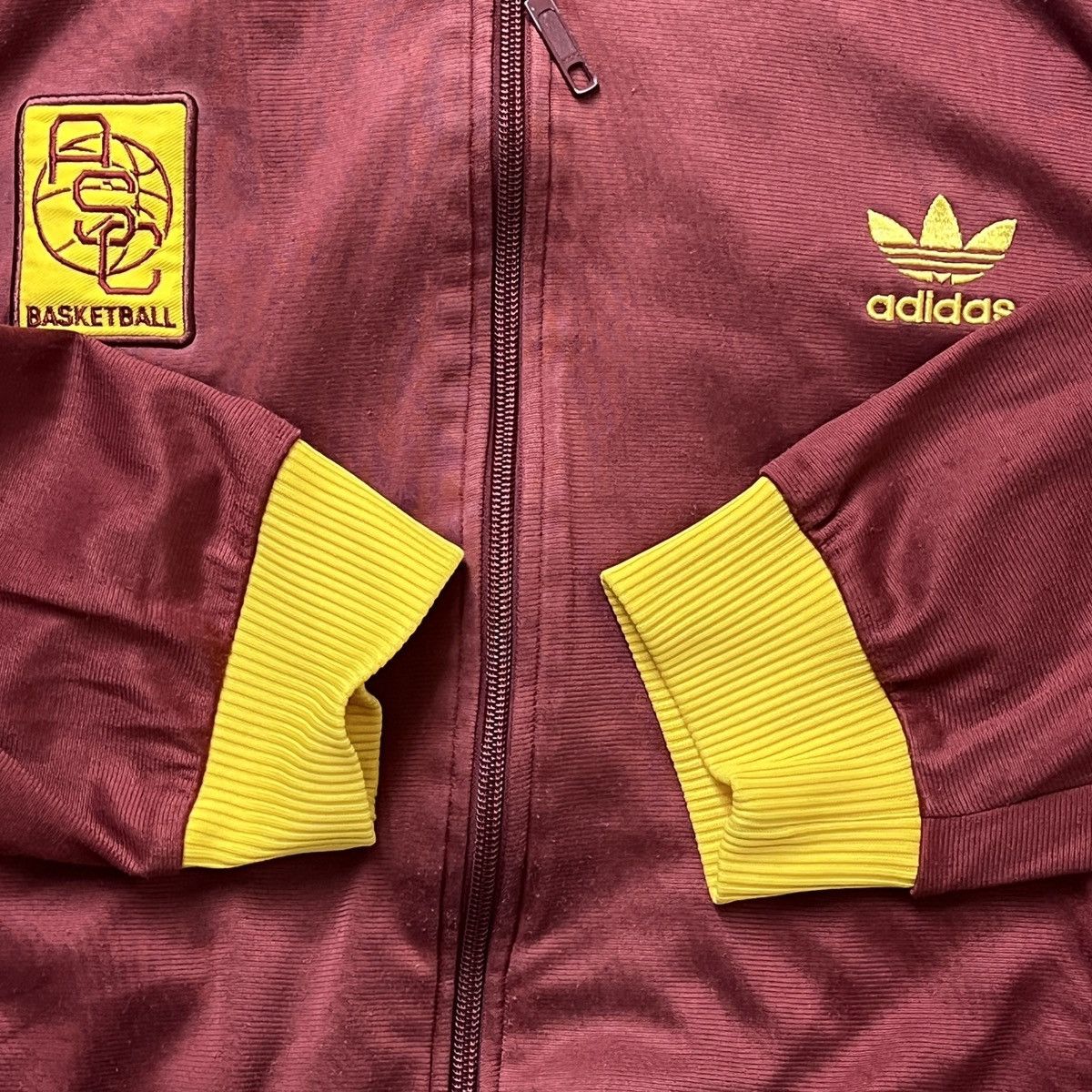 Adidas × Vintage Basketball Adidas ASC Tracktop Trefoil Sweater Vintage 2005 Size US L / EU 52-54 / 3 - 16 Thumbnail