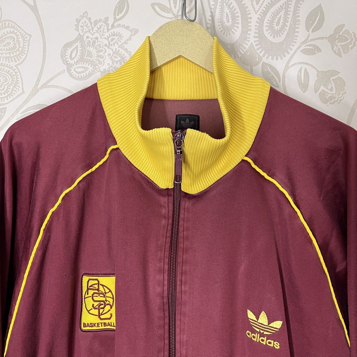 Adidas × Vintage Basketball Adidas ASC Tracktop Trefoil Sweater Vintage 2005 Size US L / EU 52-54 / 3 - 7 Thumbnail