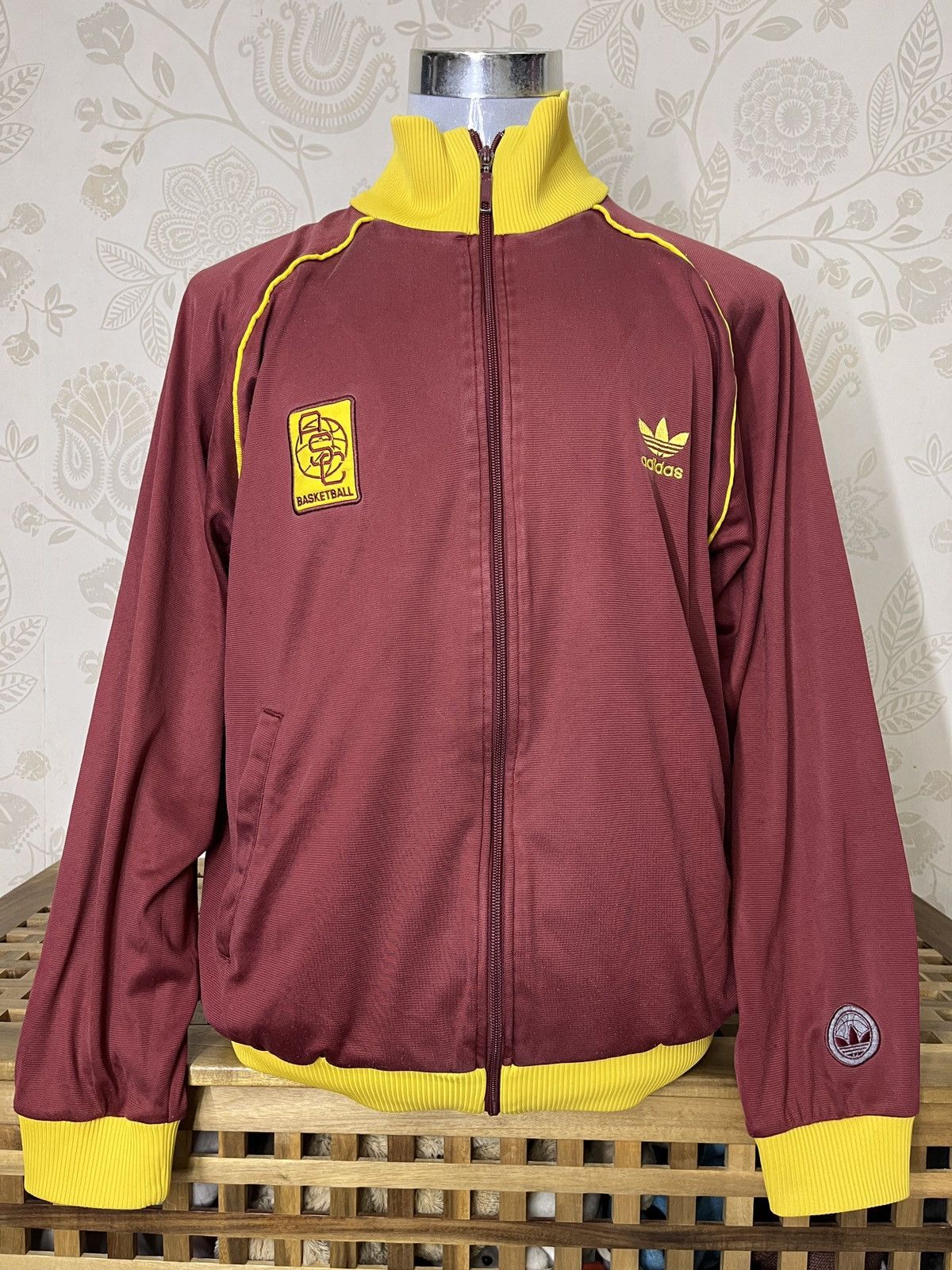 Adidas × Vintage Basketball Adidas ASC Tracktop Trefoil Sweater Vintage 2005 Size US L / EU 52-54 / 3 - 3 Thumbnail
