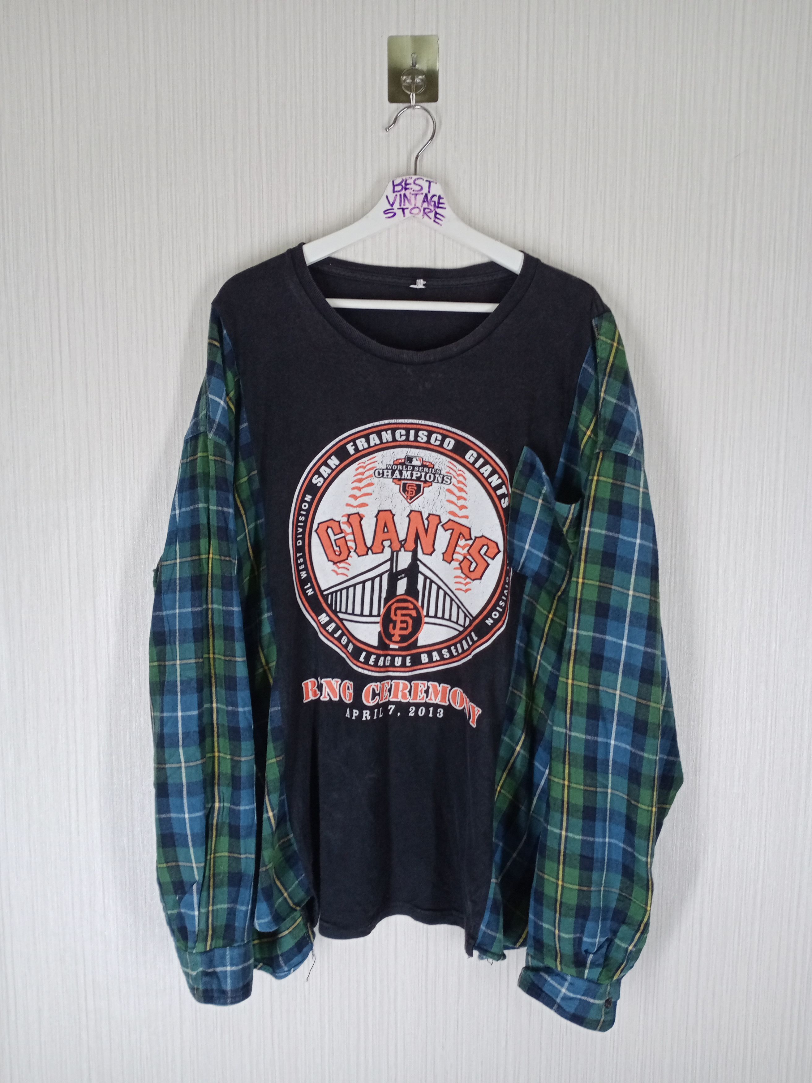 MLB Vintage San Francisco Giants World Champion Series Custom Size US XXL / EU 58 / 5 - 1 Thumbnail