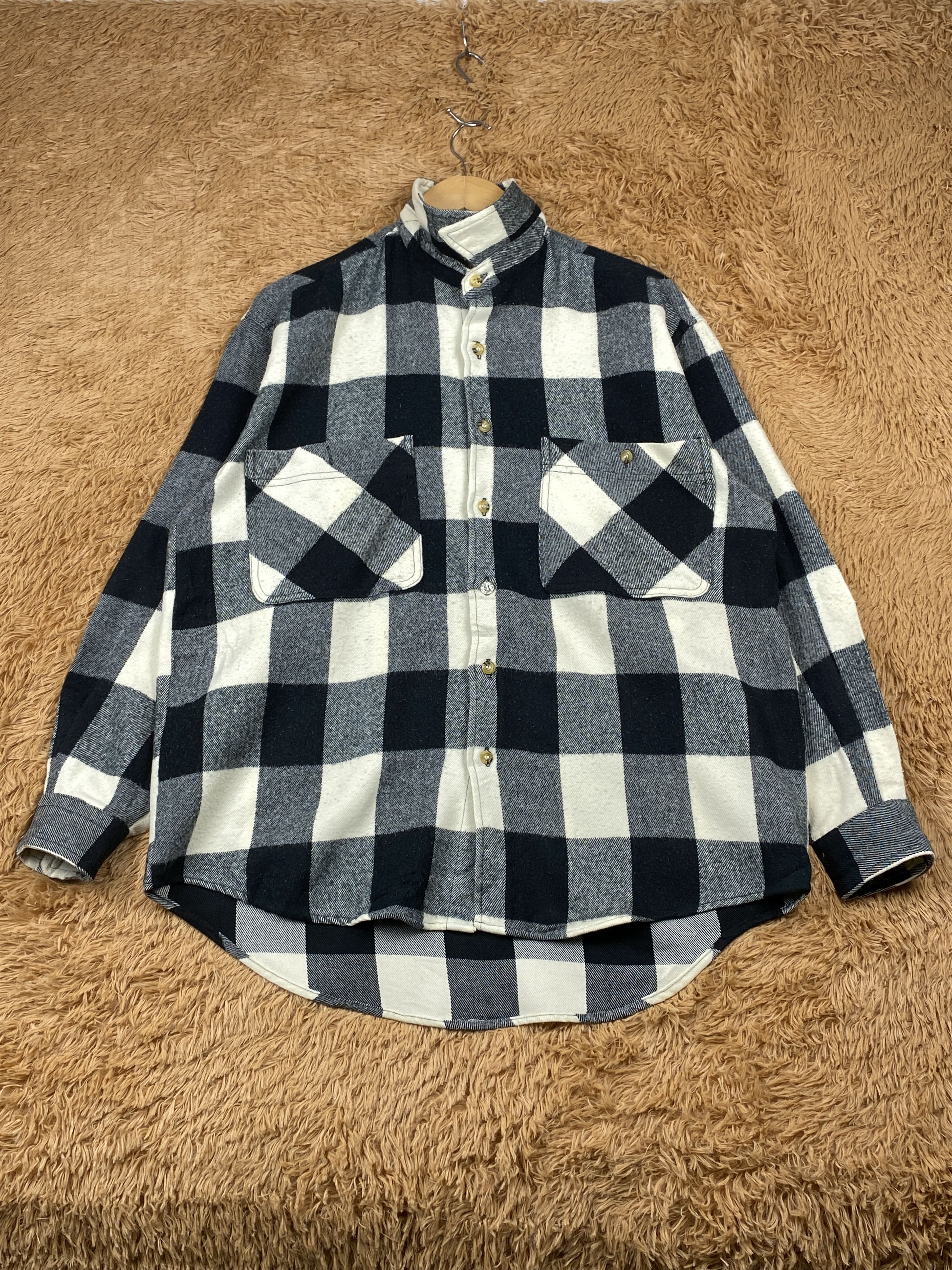 image of Vintage Shykids Checkered Button Up Jacket, Men's (Size Medium)