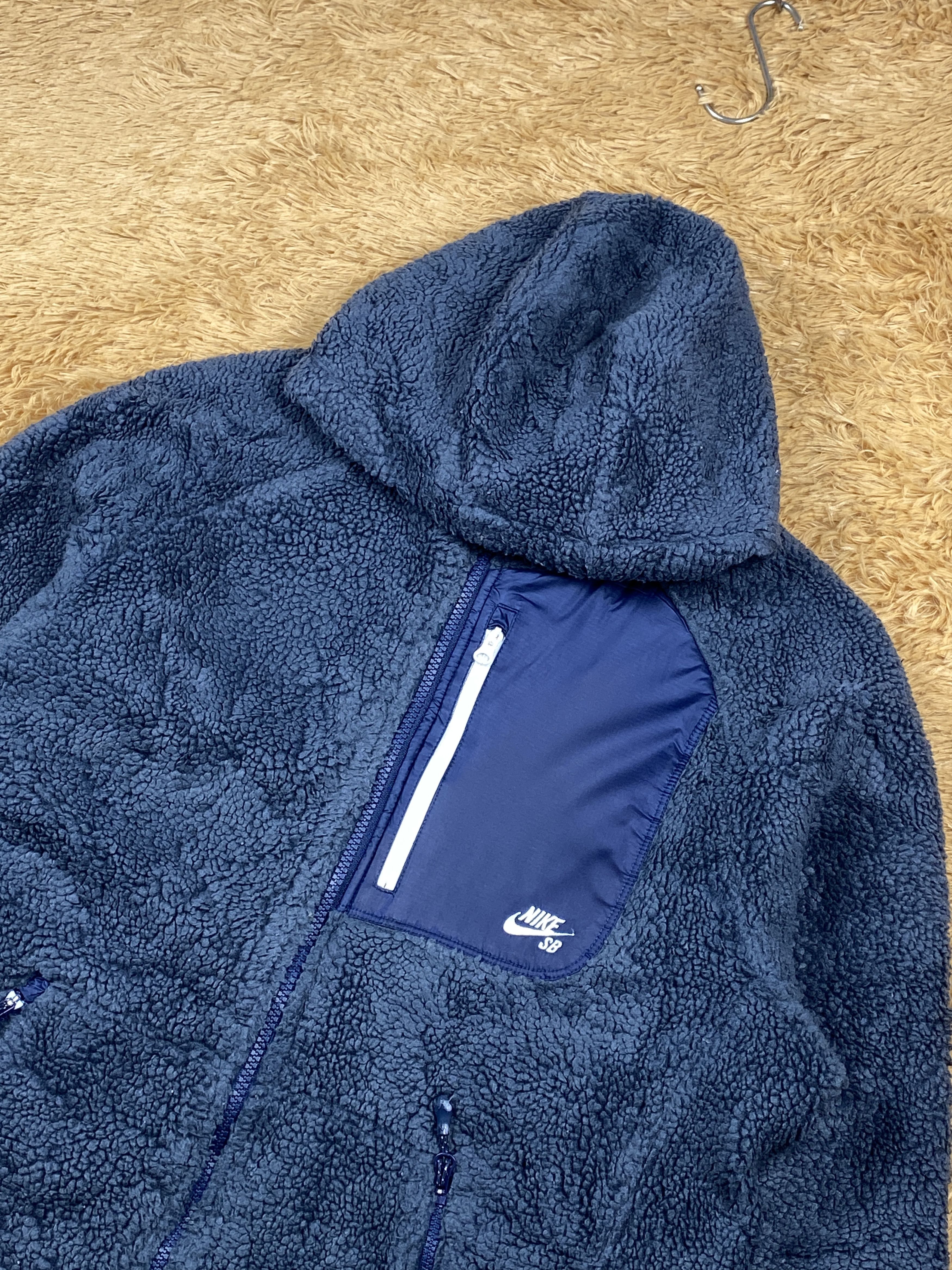 Nike Vintage Nike SB Hoodie Sherpa Zip Up Jacket J1623 Size US S / EU 44-46 / 1 - 2 Thumbnail