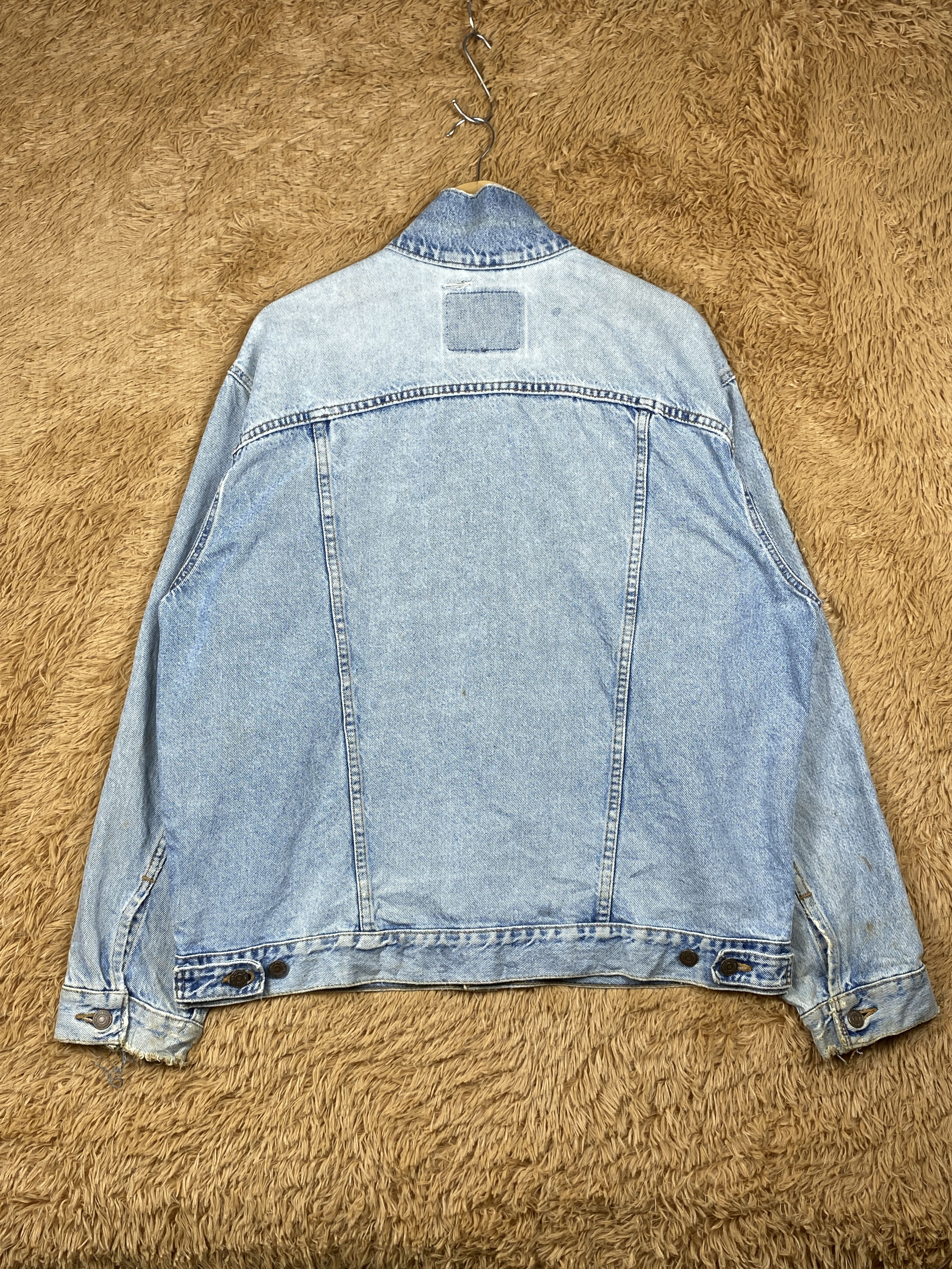 Levi's Vintage Levis Faded Denim Button Up Jacket J1624 Size US L / EU 52-54 / 3 - 7 Thumbnail