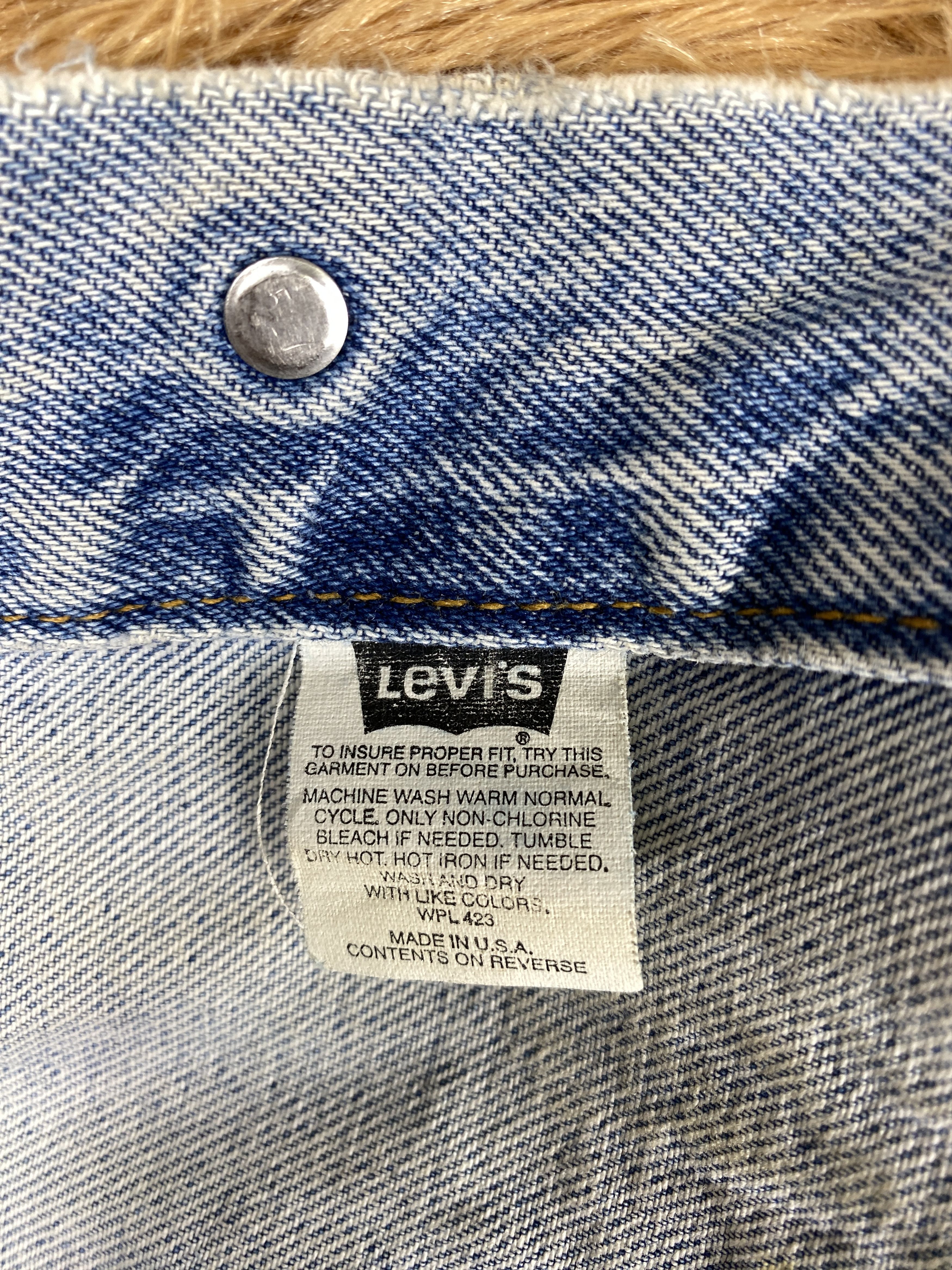Levi's Vintage Levis Faded Denim Button Up Jacket J1624 Size US L / EU 52-54 / 3 - 10 Thumbnail