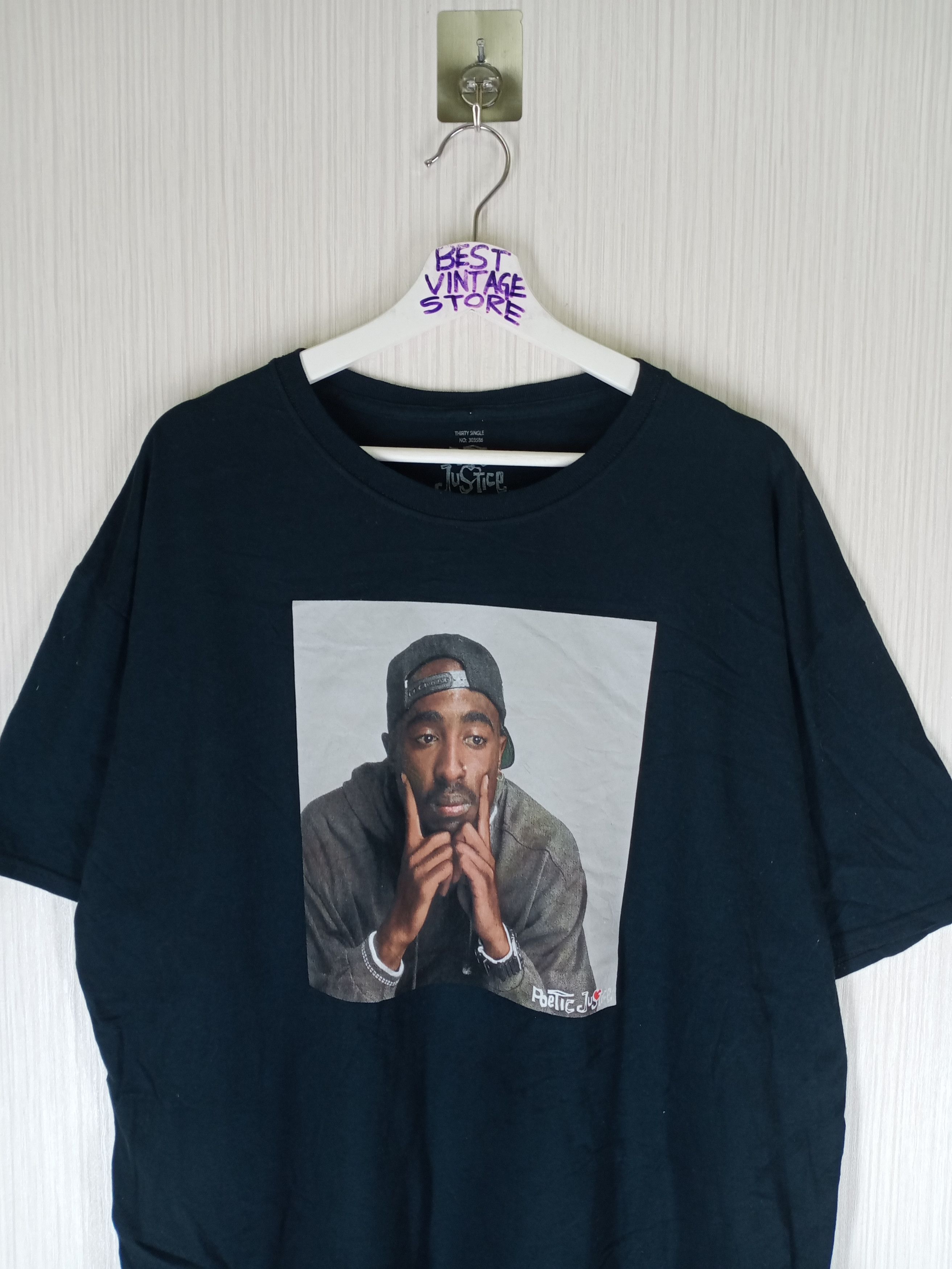 Rap Tees Rare Poetic justice tee tshirt Size US XL / EU 56 / 4 - 2 Thumbnail