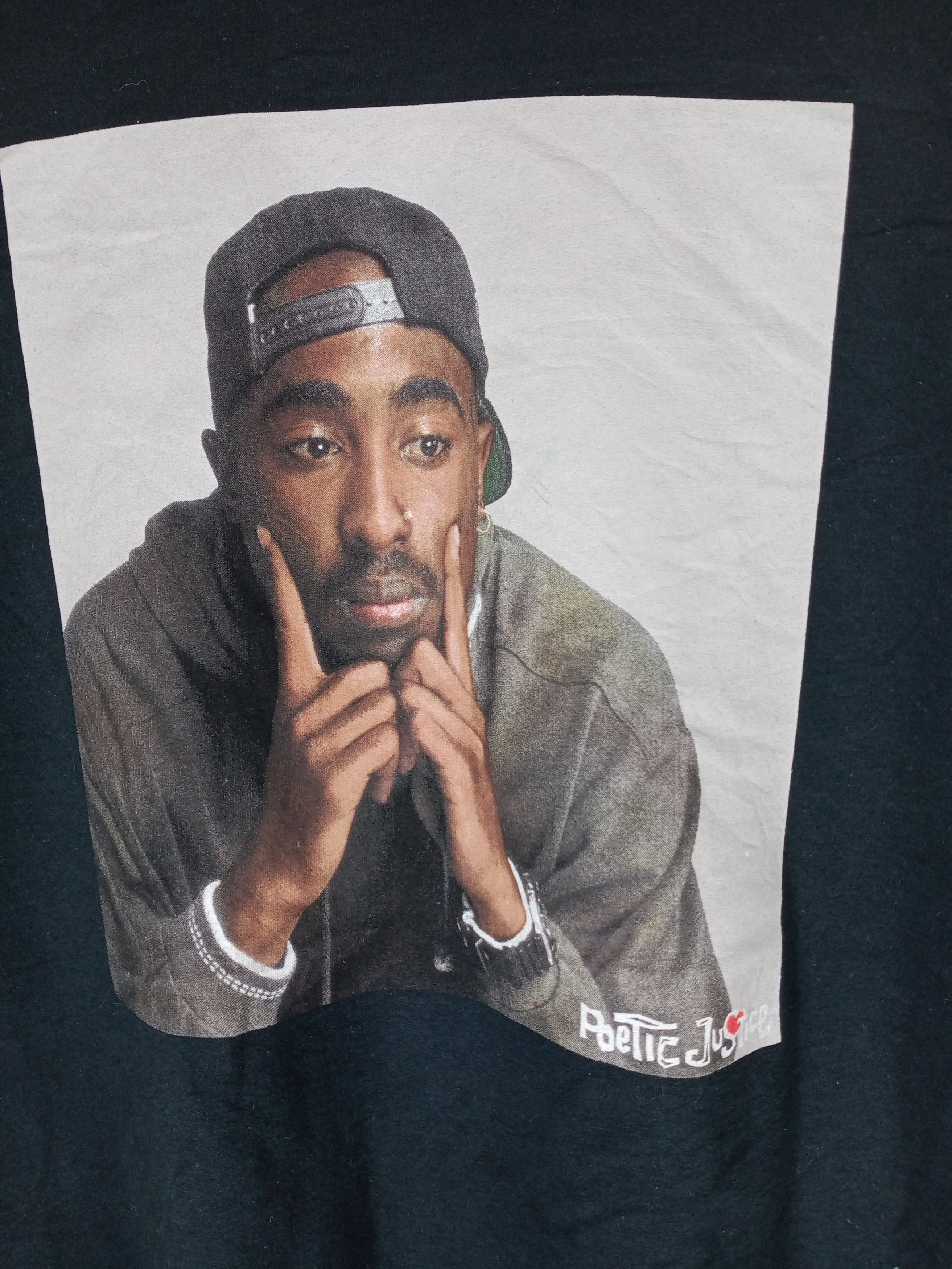 Rap Tees Rare Poetic justice tee tshirt Size US XL / EU 56 / 4 - 3 Thumbnail