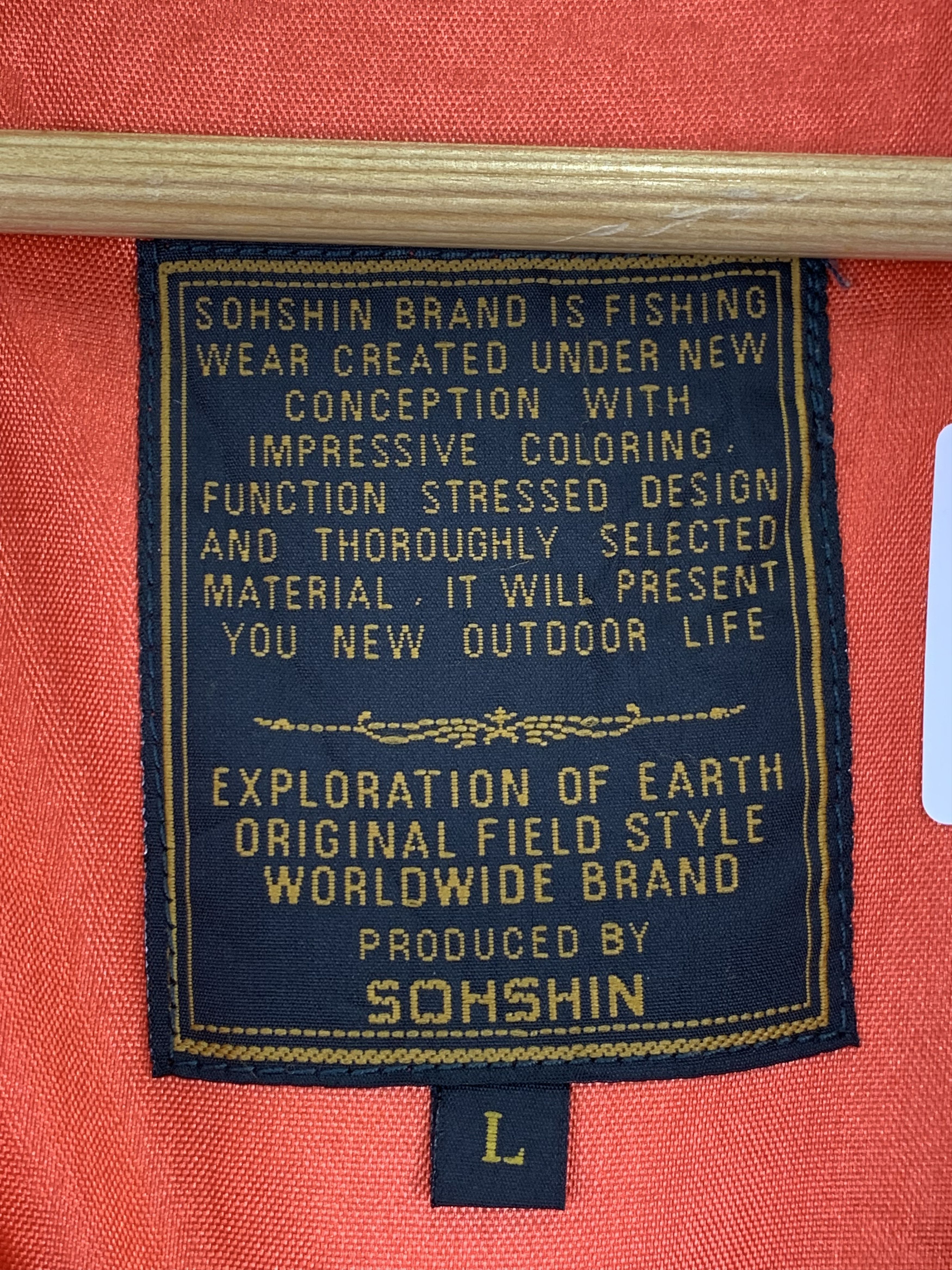 Japanese Brand Vintage Japanese Brand Soshin Bomber Light Jacket J0980 Size US L / EU 52-54 / 3 - 5 Thumbnail