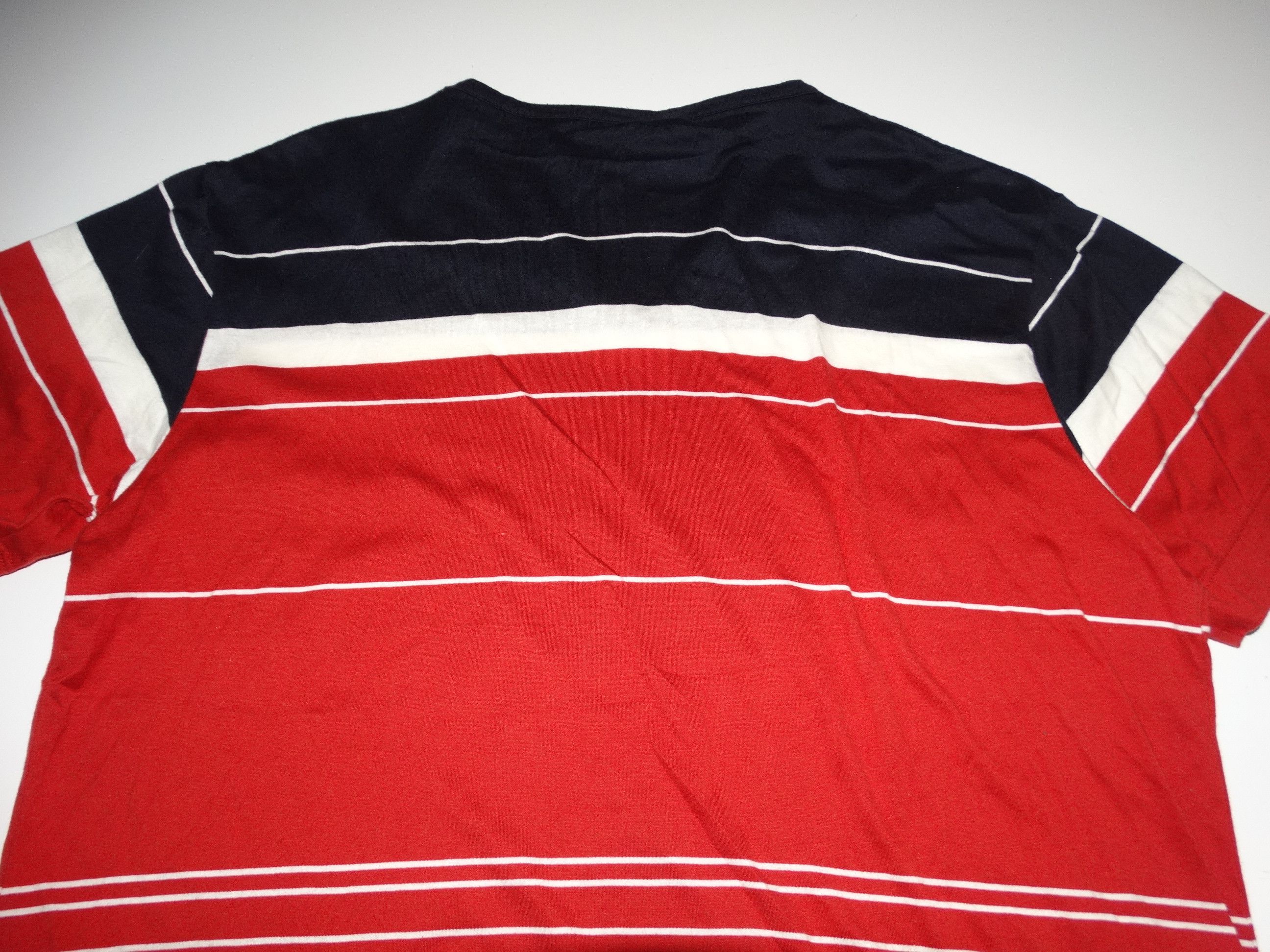 Paul Smith × Paul Smith Red Ear H32 Paul Smith main line stripes striped tee v neck cotton Size US S / EU 44-46 / 1 - 7 Thumbnail