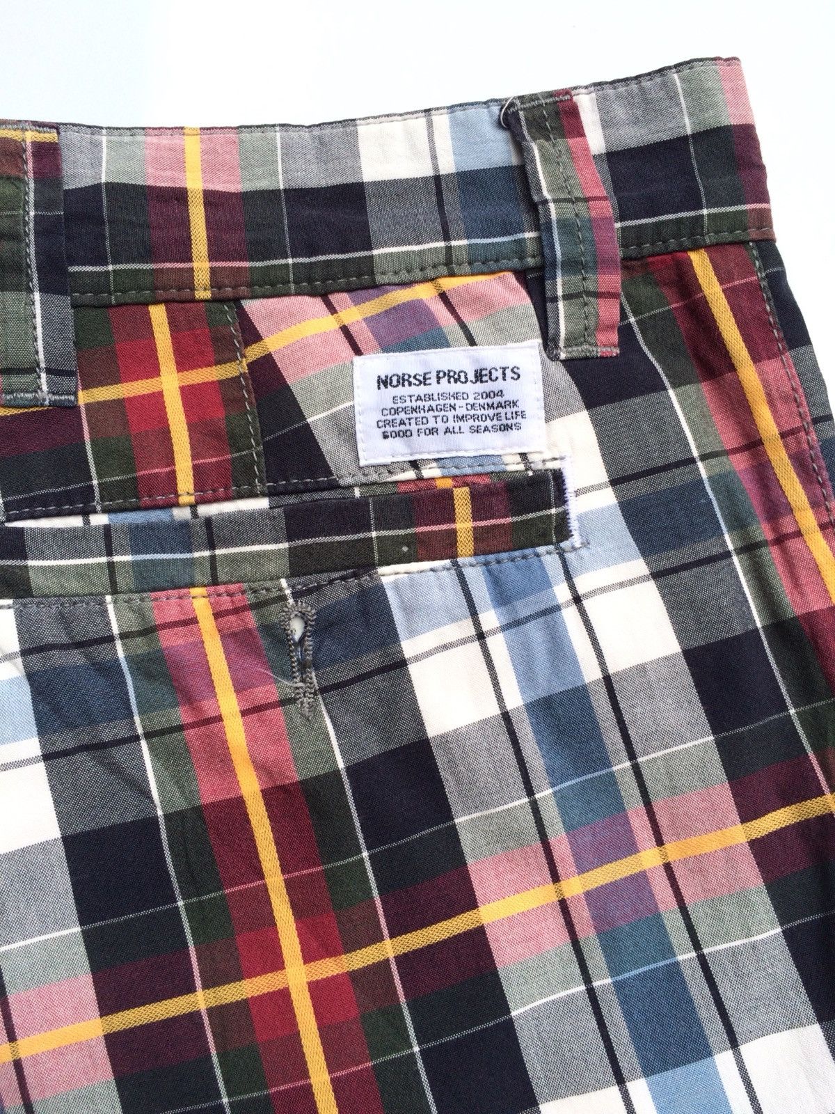 Norse Projects Norse Projects Aros Big Check SS11 Tartan Plaid Short Pant Size US 33 - 2 Thumbnail