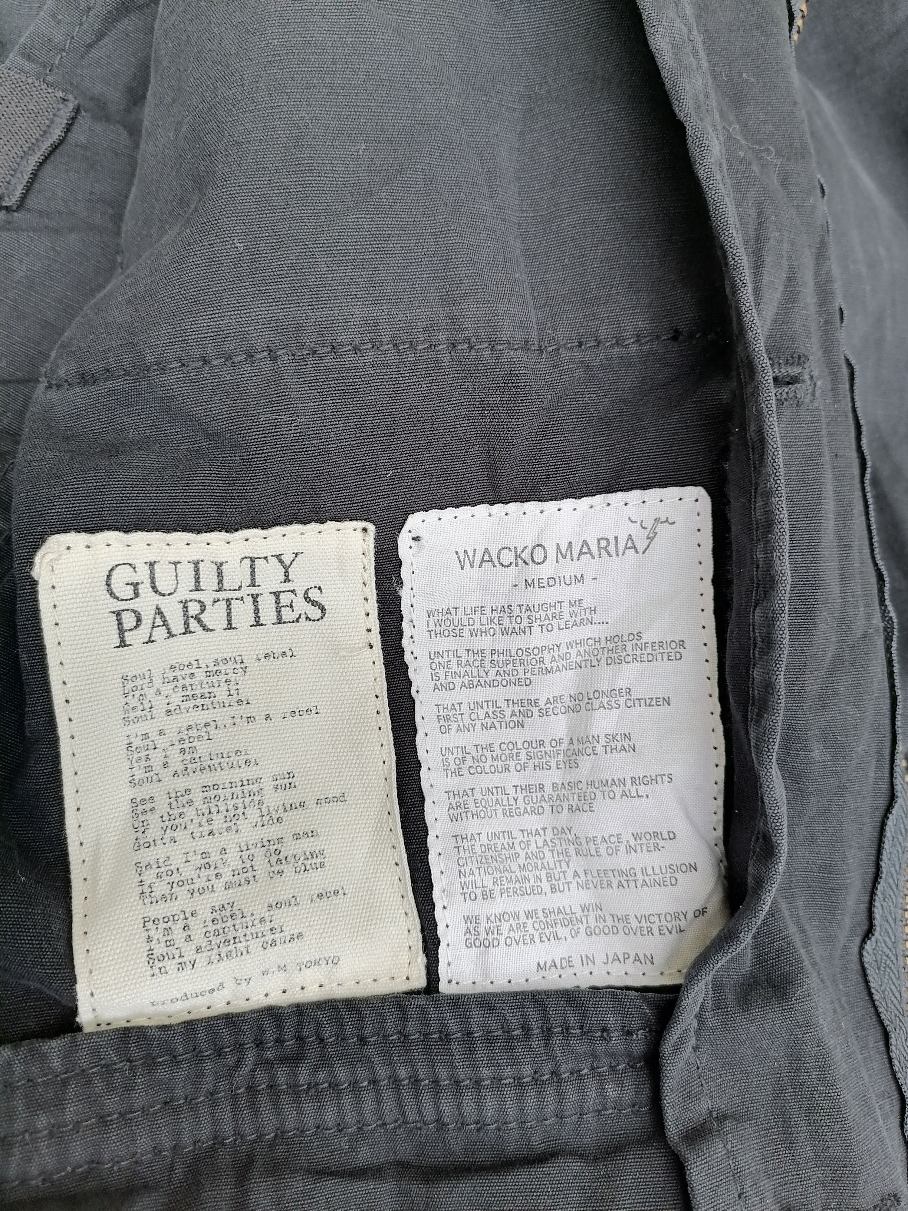 Wacko Maria Wacko Maria X Guilty Parties Black Jacket Size US M / EU 48-50 / 2 - 13 Thumbnail