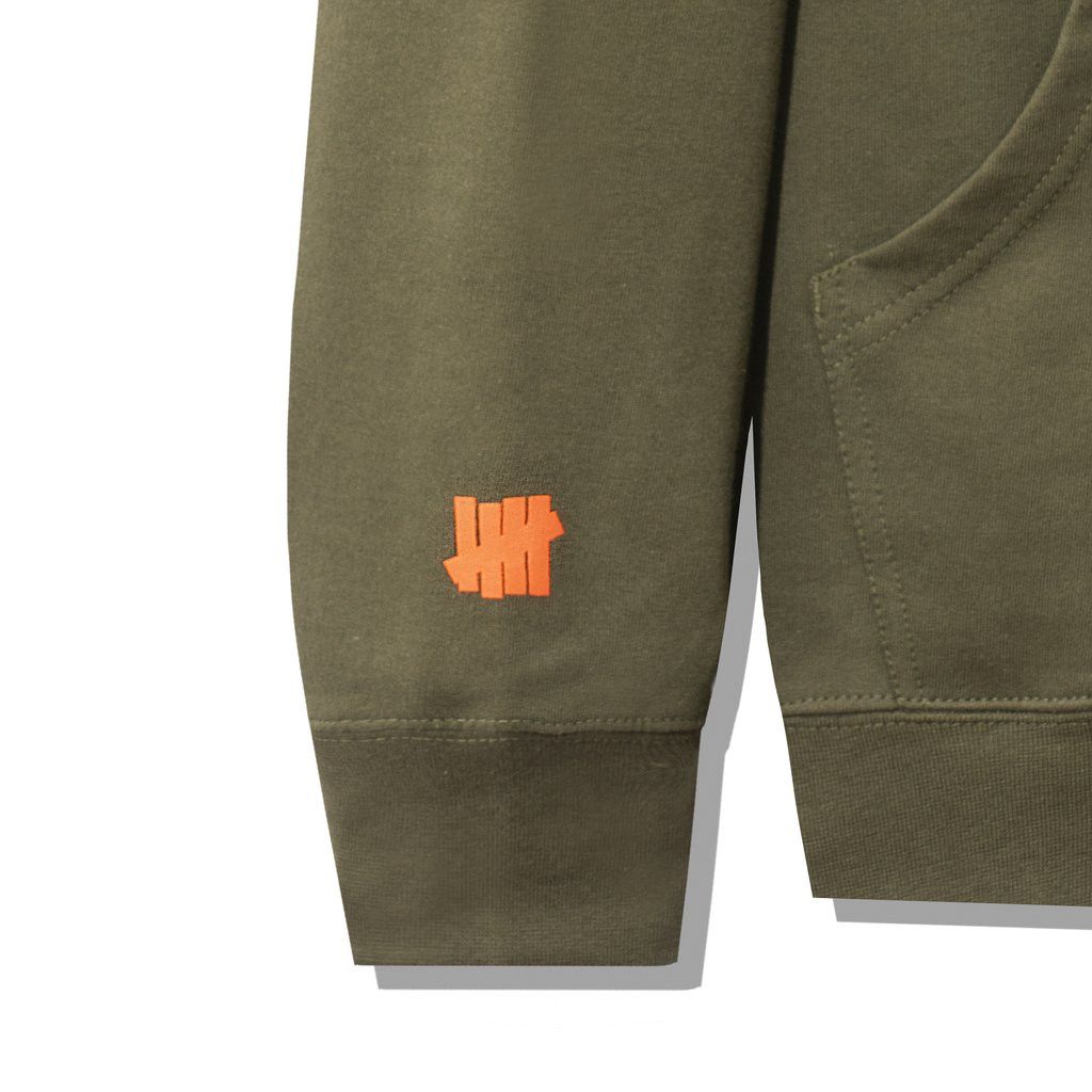 Anti Social Social Club × Undefeated DS SS21 Orange ASSC X UNDFTD Paranoid Olive Hoodie Supreme Size US L / EU 52-54 / 3 - 4 Thumbnail