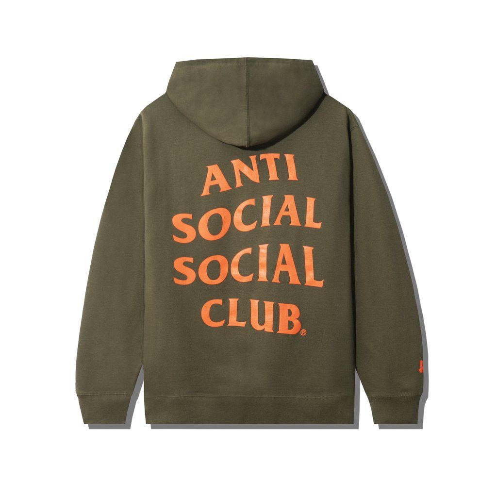 Anti Social Social Club × Undefeated DS SS21 Orange ASSC X UNDFTD Paranoid Olive Hoodie Supreme Size US L / EU 52-54 / 3 - 5 Thumbnail