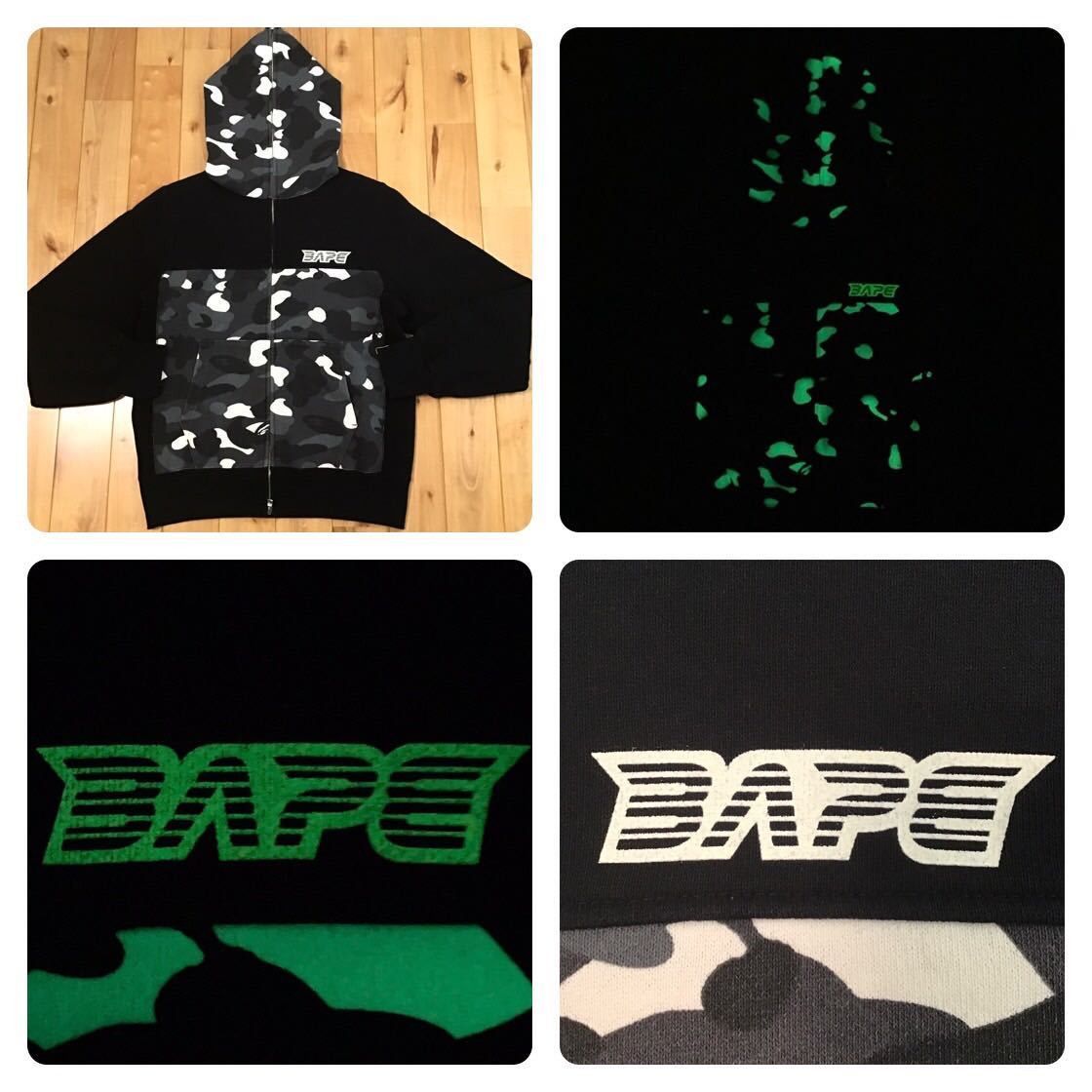Bape 💫Glow in the Dark💫 city camo full zip hoodie BAPE Size US S / EU 44-46 / 1 - 1 Thumbnail