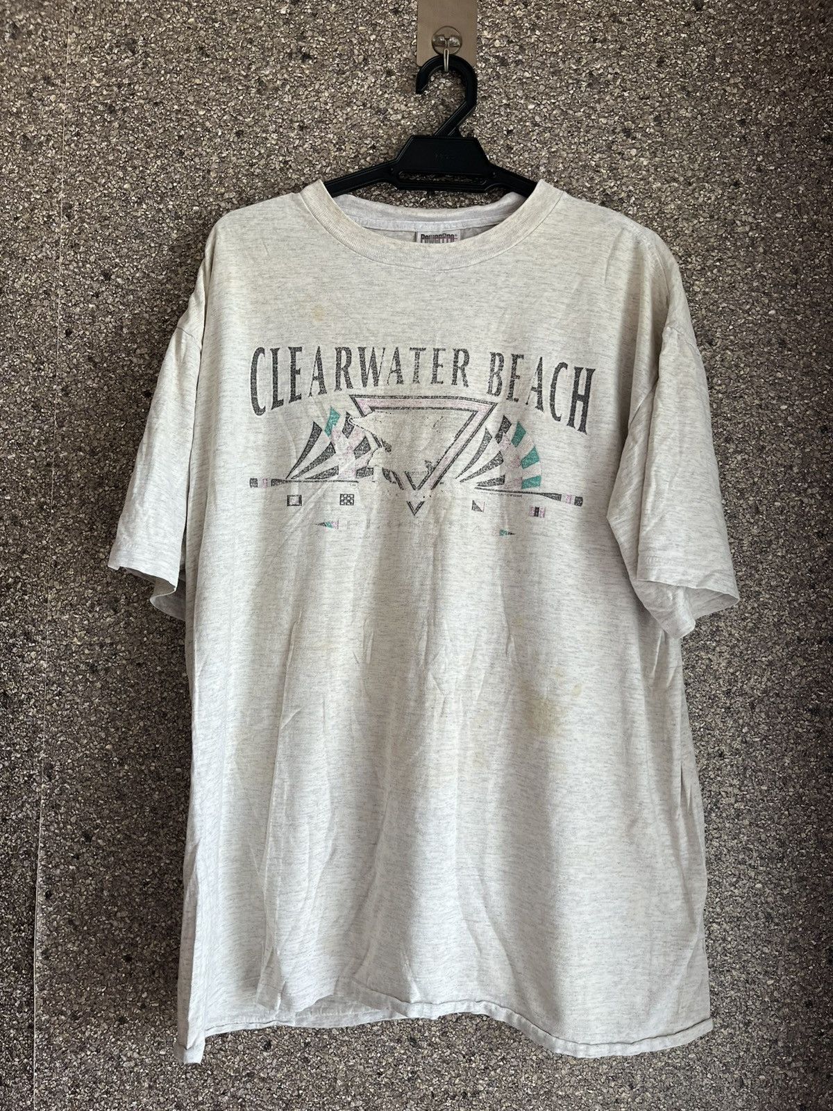 image of Vintage Clearwater Beach Ft61 in Grey, Men's (Size XL)