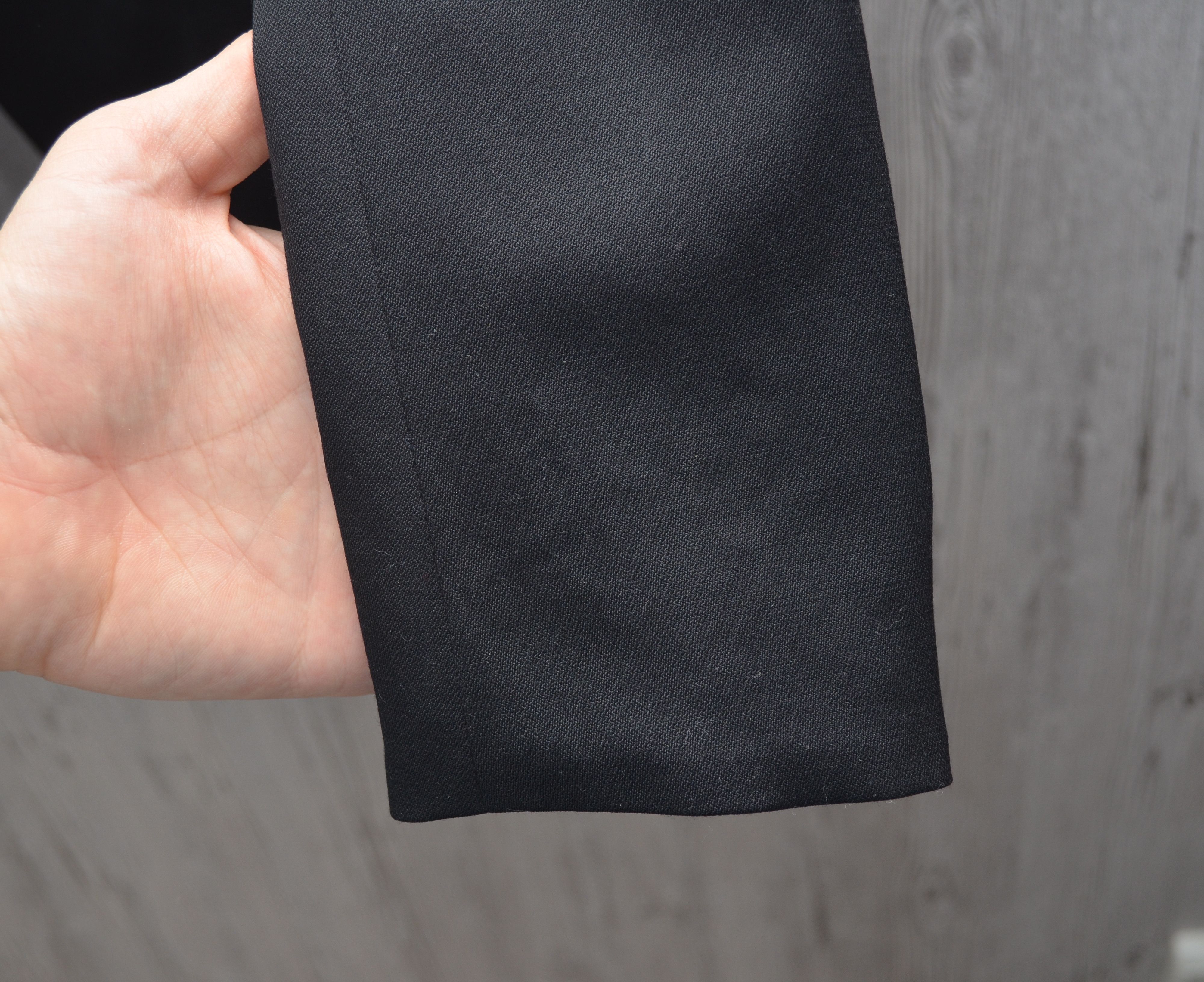 Helmut Lang Helmut Lang Size Wmns US2 Black Wool Cropped Tuxedo Blazer Size XS / US 0-2 / IT 36-38 - 13 Thumbnail