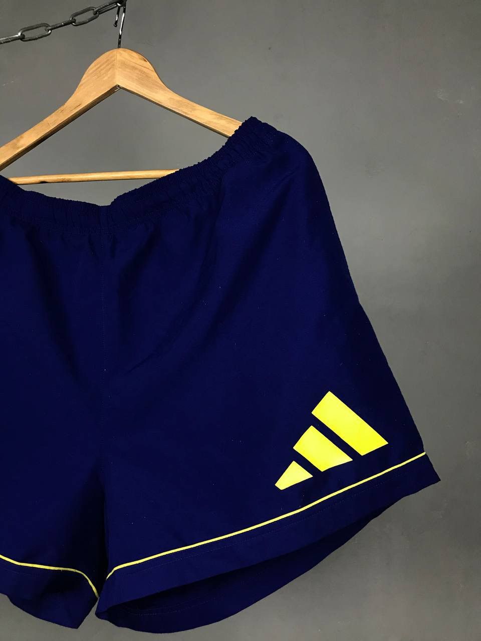 Vintage Adidas vintage streetwear blue shorts Size US 36 / EU 52 - 2 Thumbnail